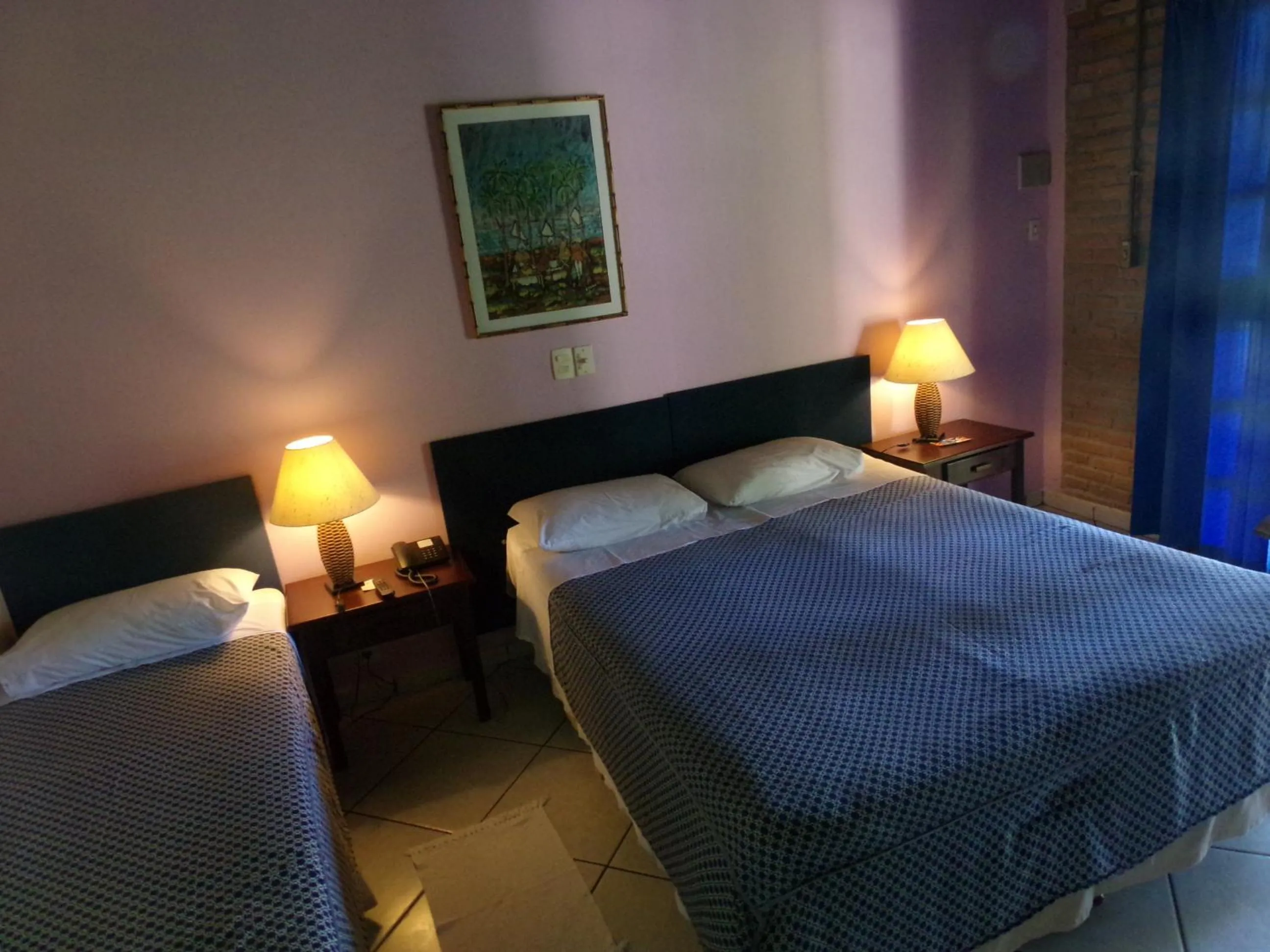 Bed in Hotel Cumuruxatiba