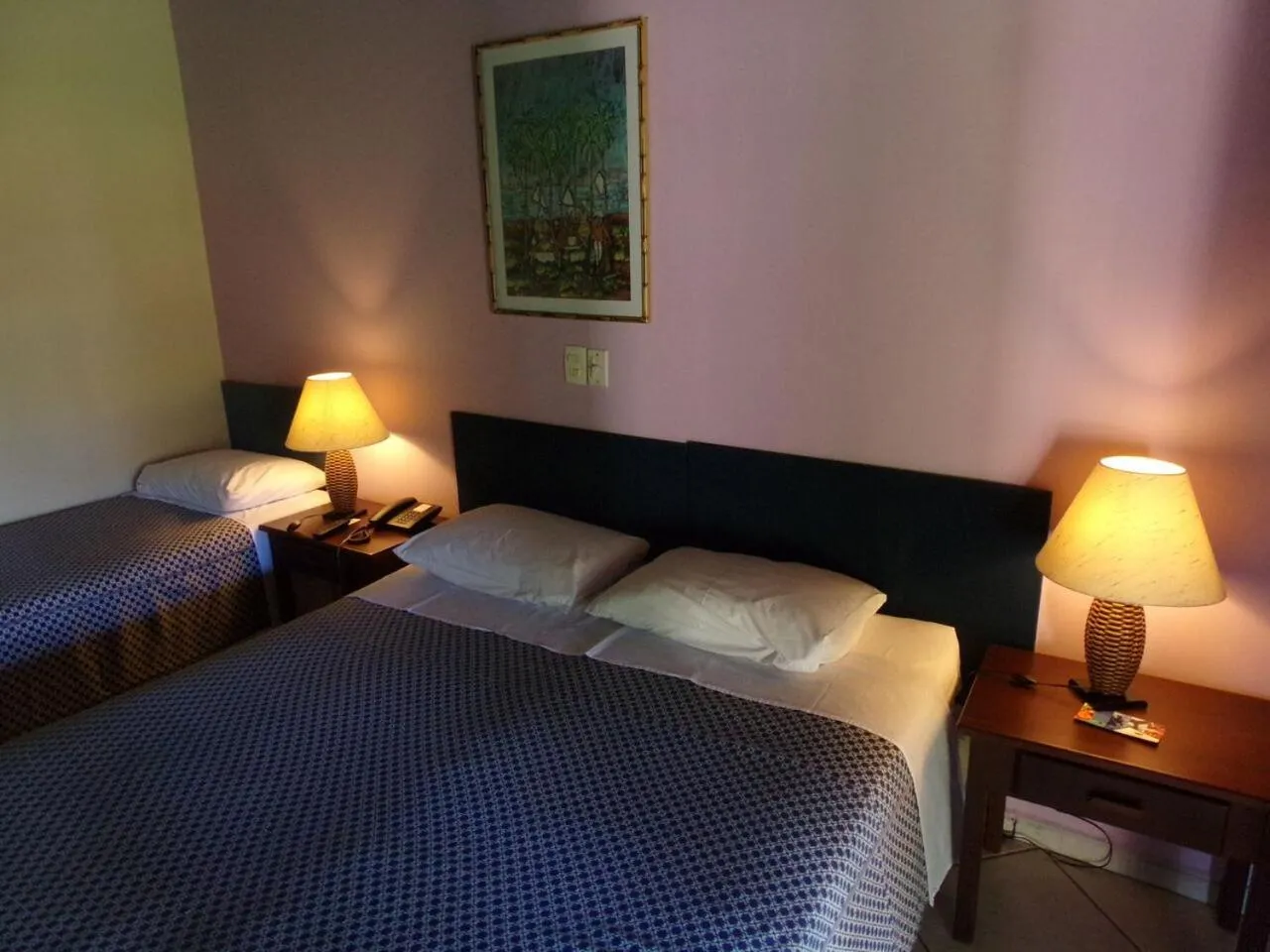 Bed in Hotel Cumuruxatiba