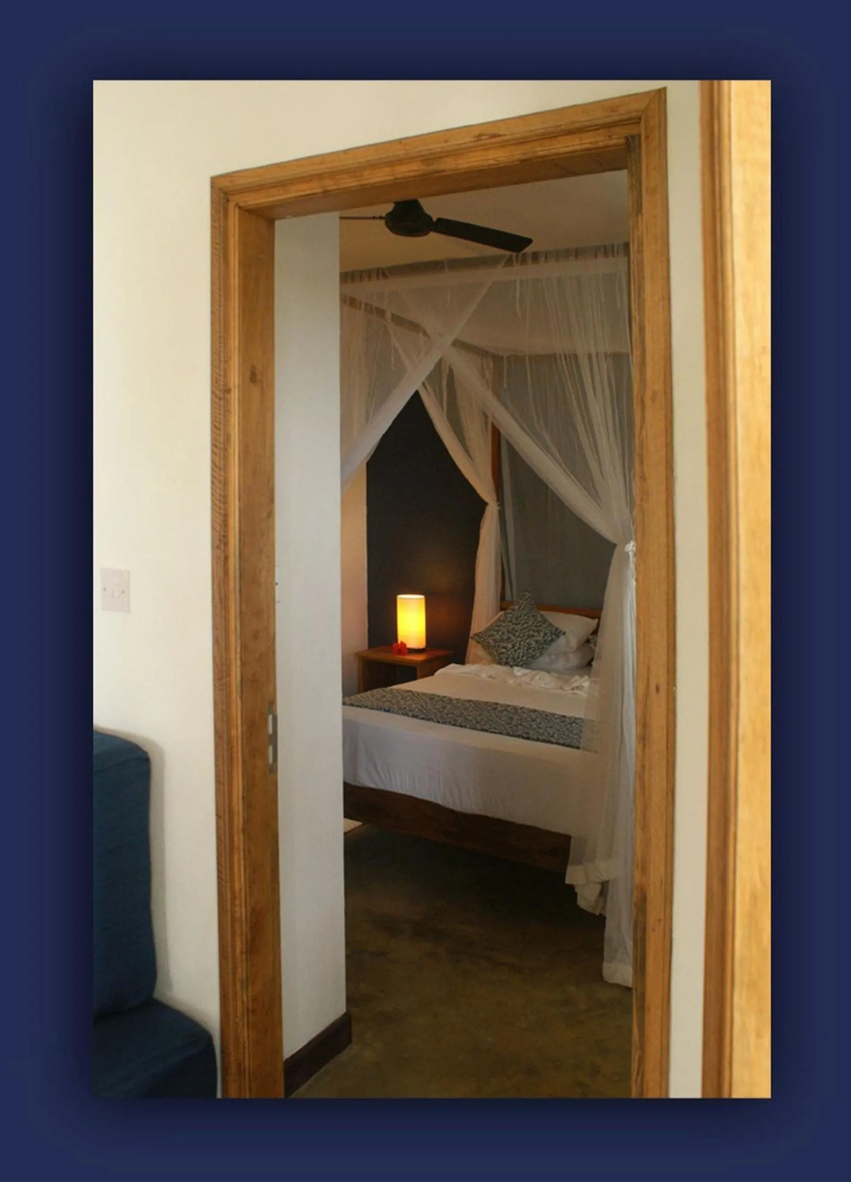 Decorative detail, Bed in L'Hirondelle Self Catering Guest House