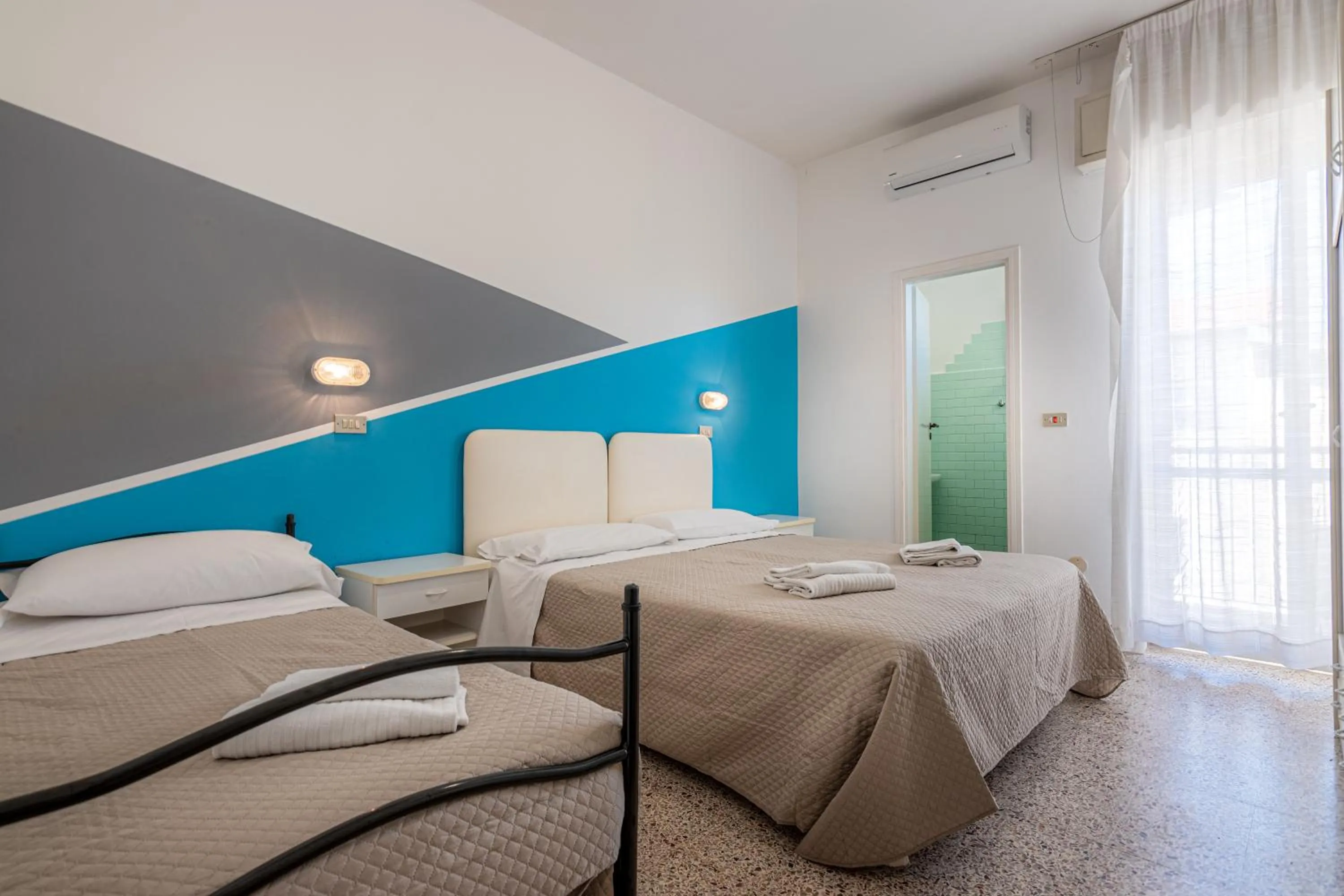 Bed in Hotel Serafini