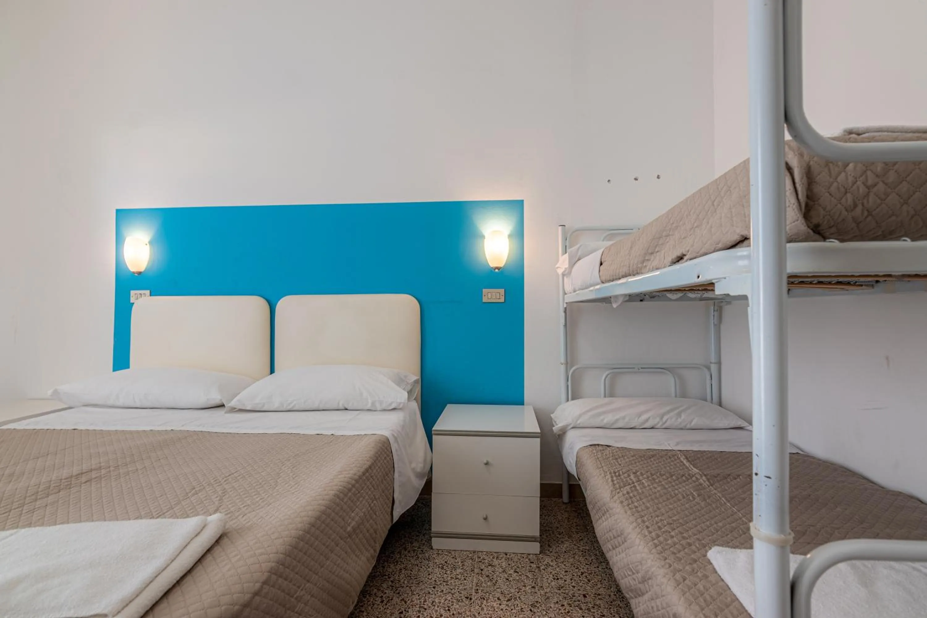 Bed in Hotel Serafini