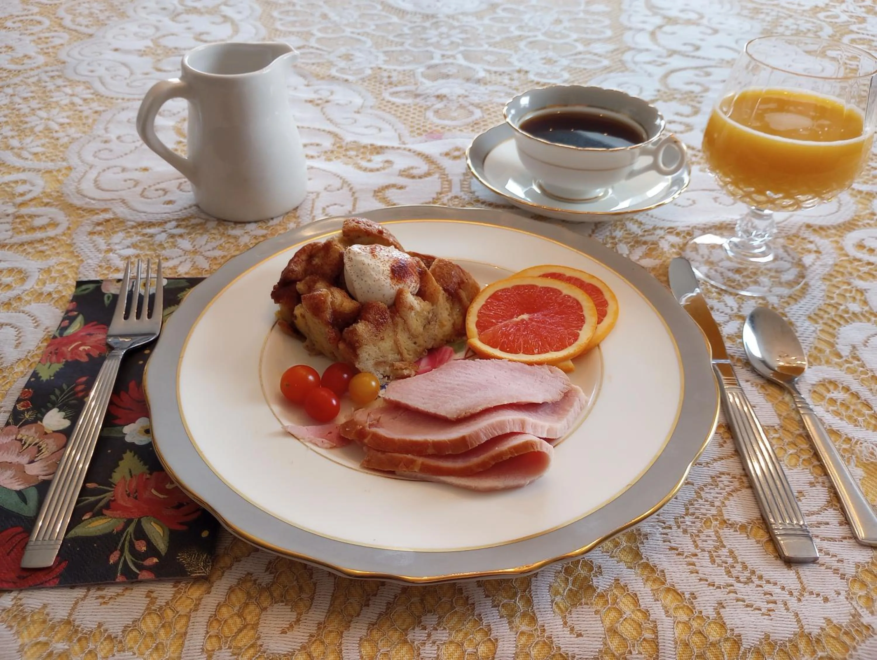 Food and drinks in The Dawson House Bed & Breakfast