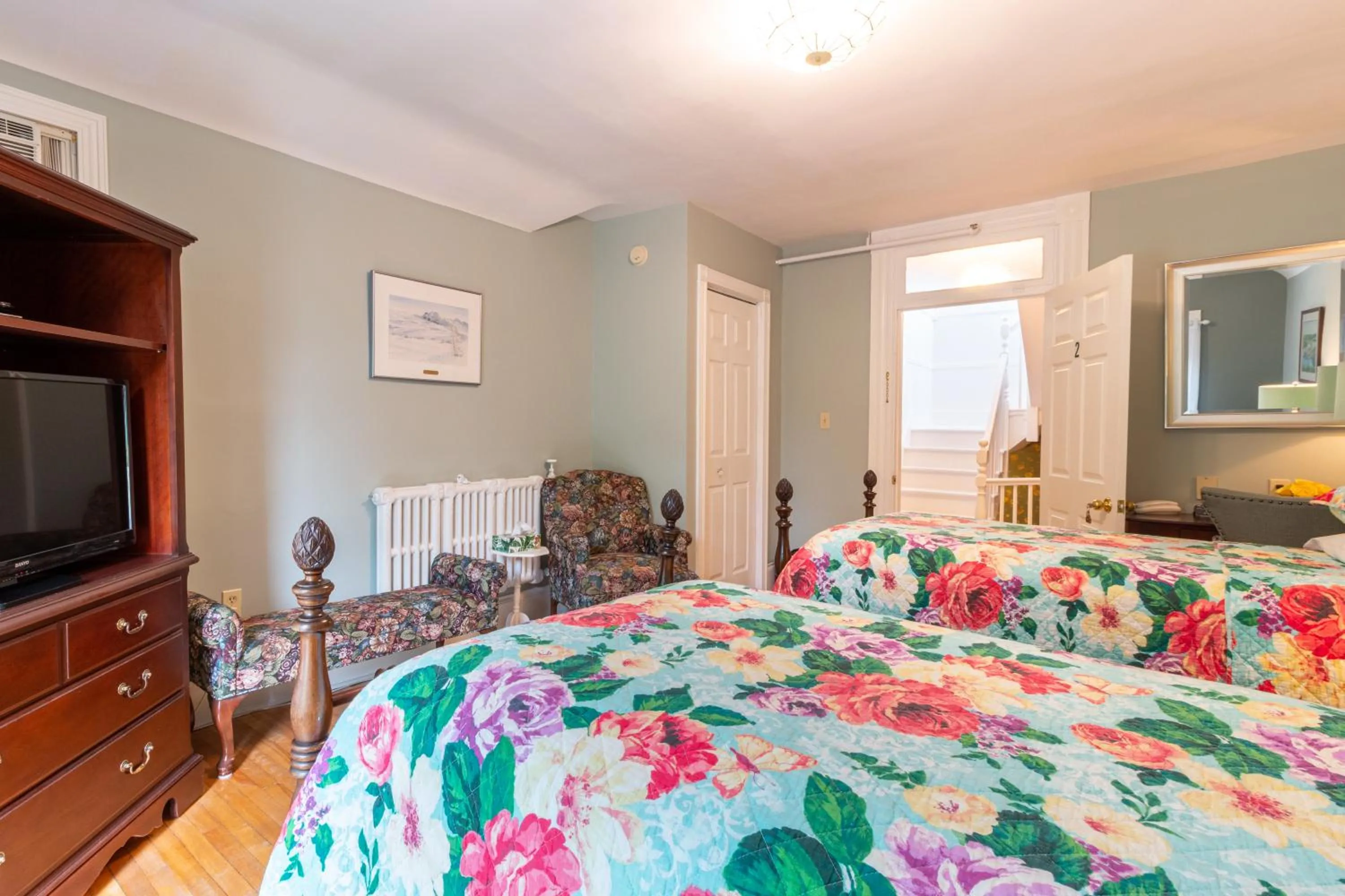 Balcony/Terrace, Bed in The Dawson House Bed & Breakfast