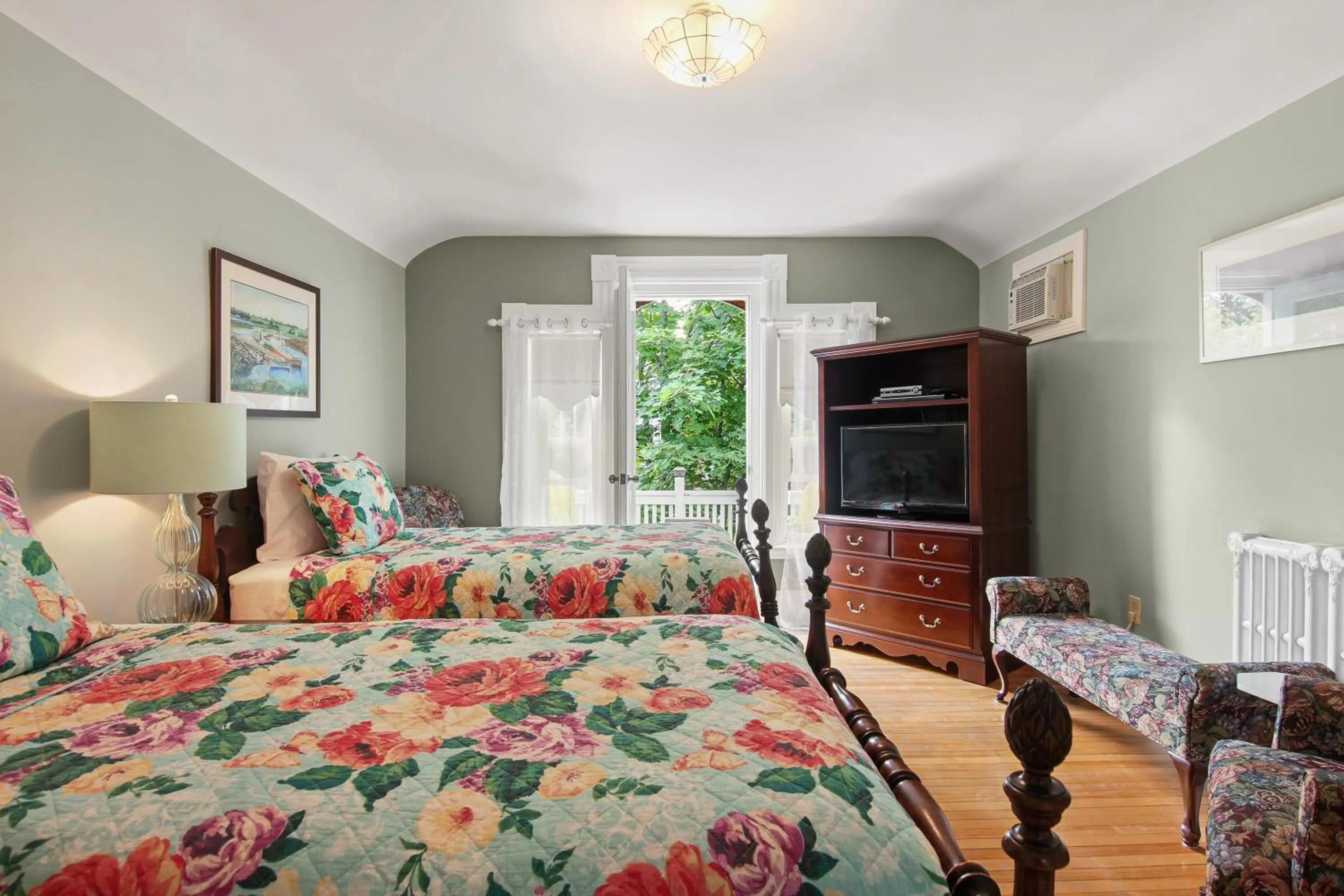 Balcony/Terrace, Bed in The Dawson House Bed & Breakfast