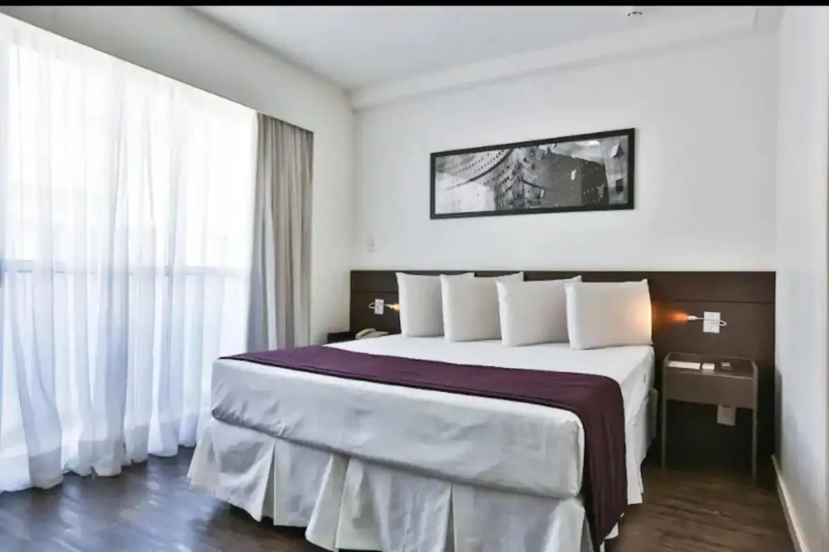 Bed in Apartamento Completo ao lado da lagoa da Pampulha