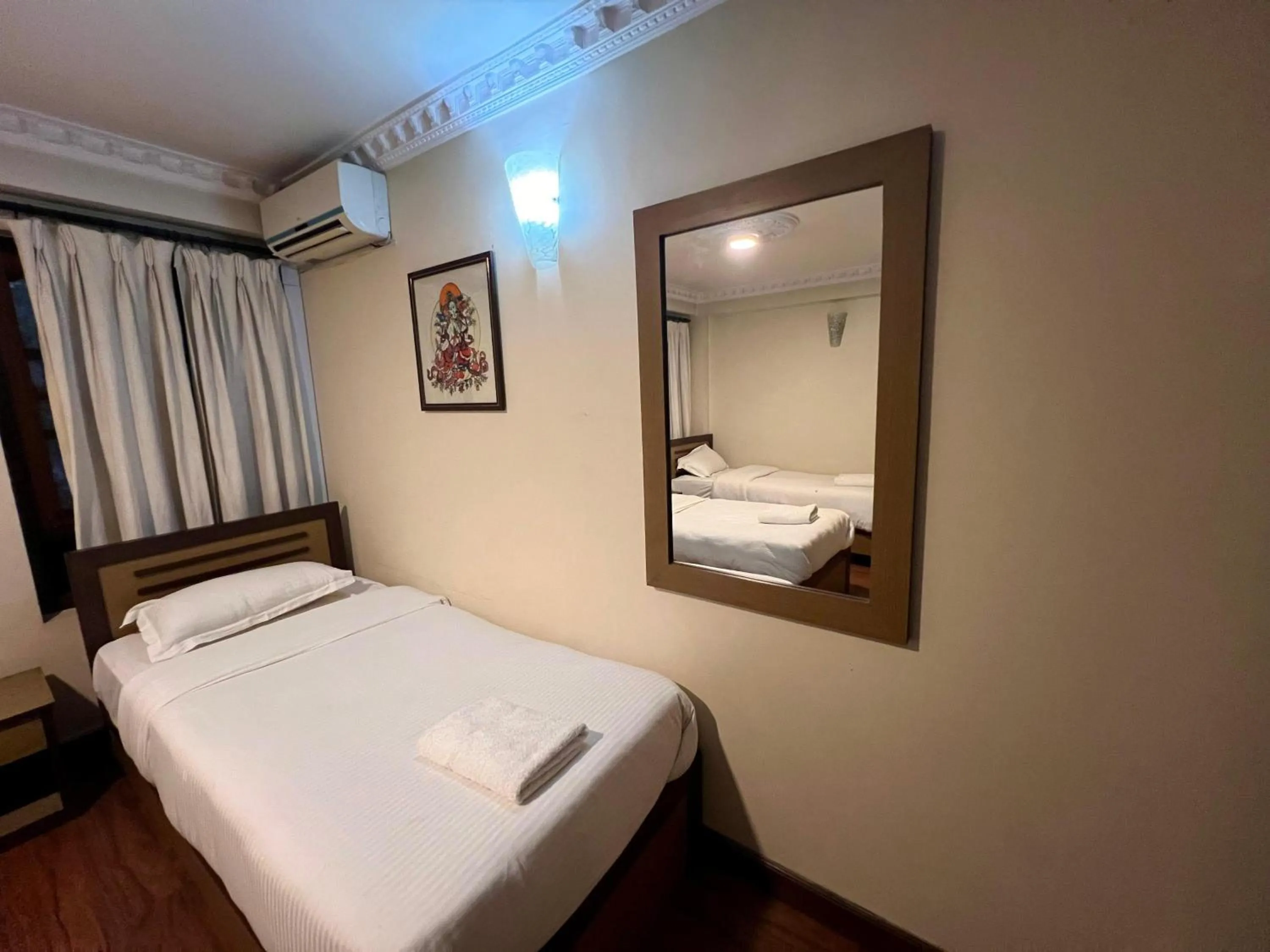 Bed in Taleju Grand Hotel