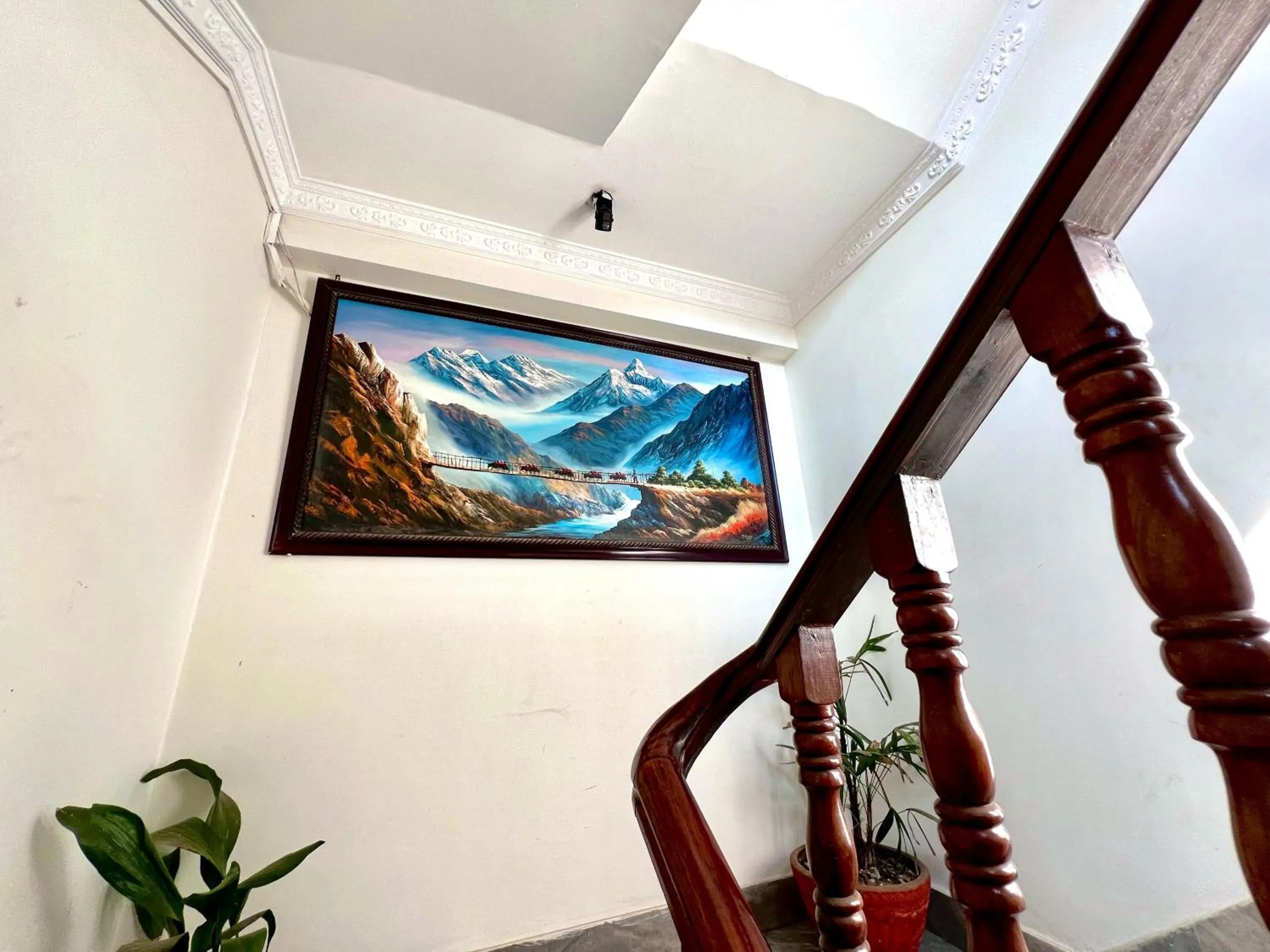 Decorative detail in Taleju Grand Hotel