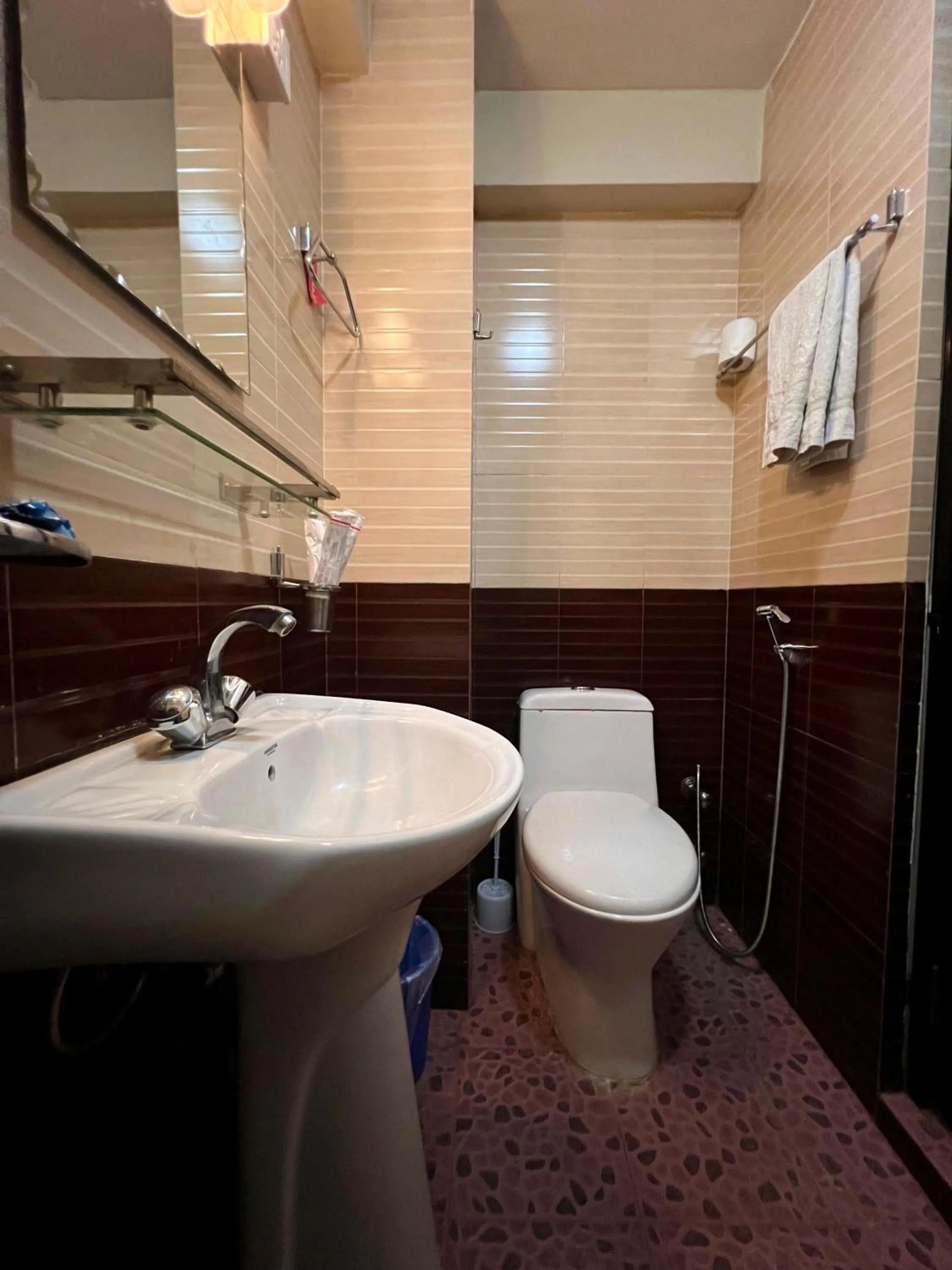 Shower in Taleju Grand Hotel