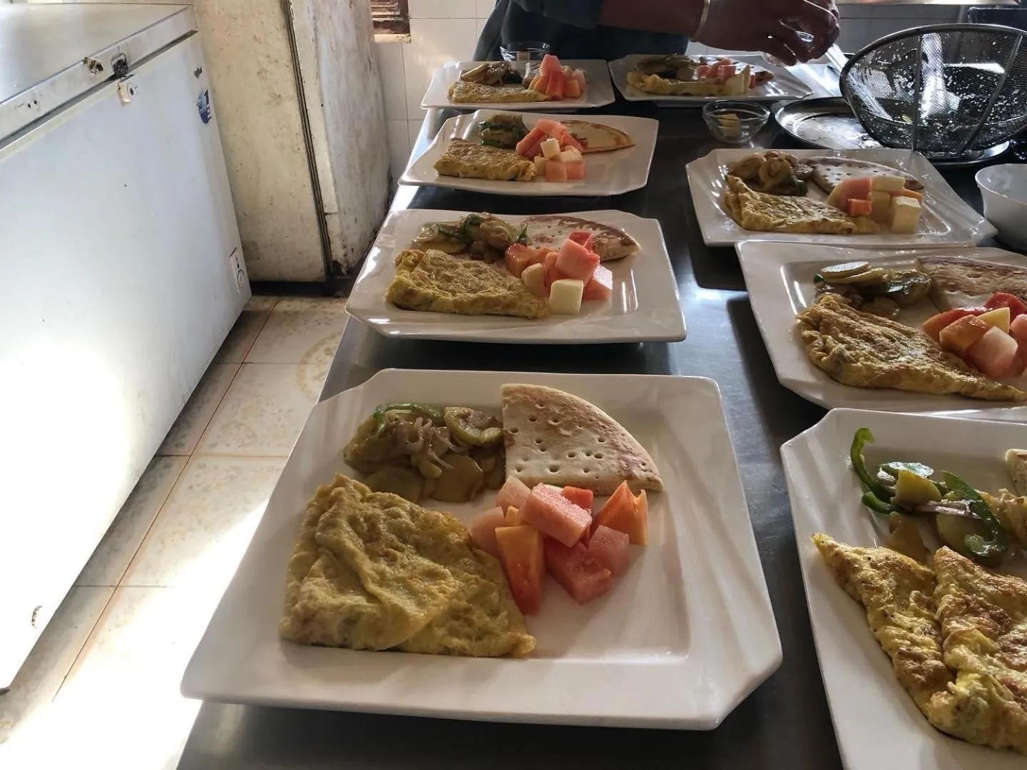 Buffet breakfast in Taleju Grand Hotel