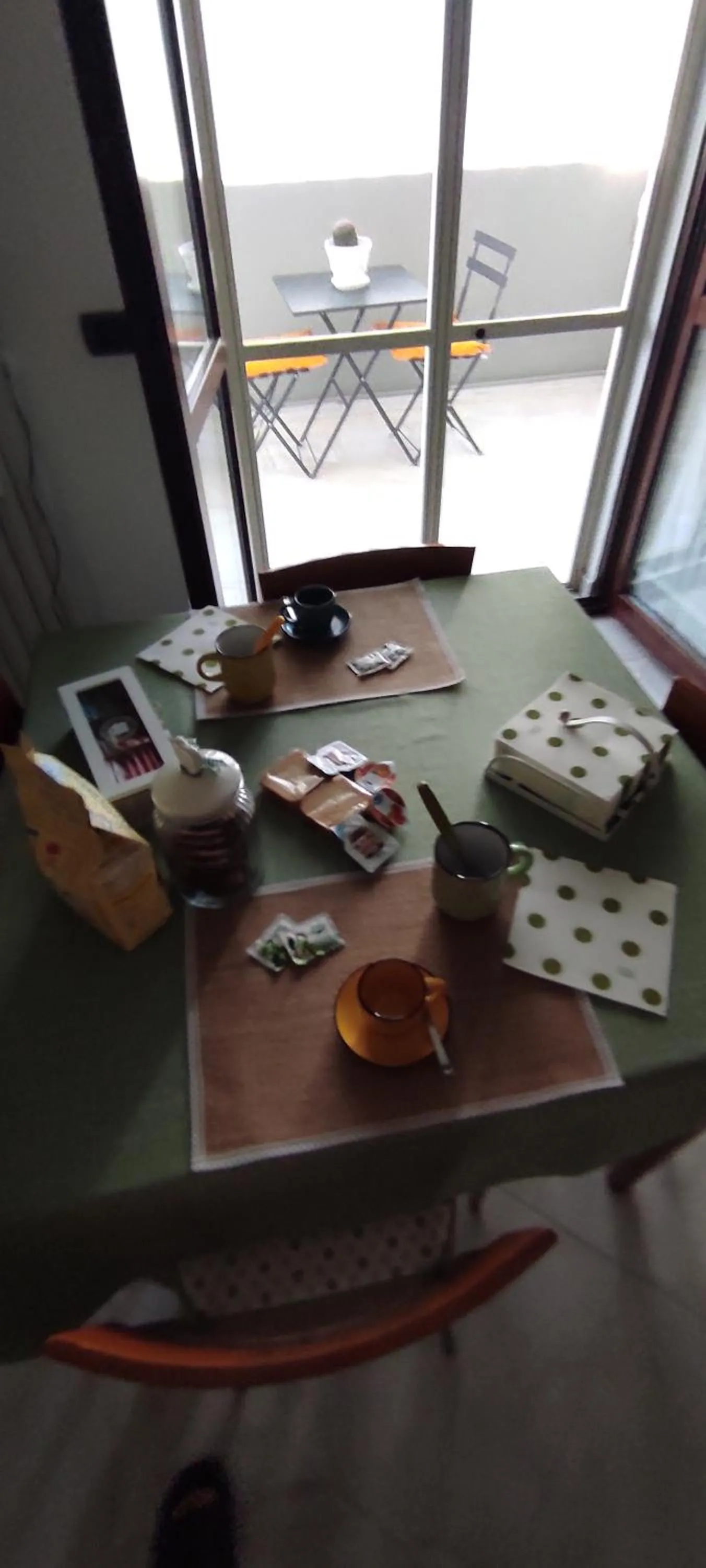 Dining area in A casa di Chiara