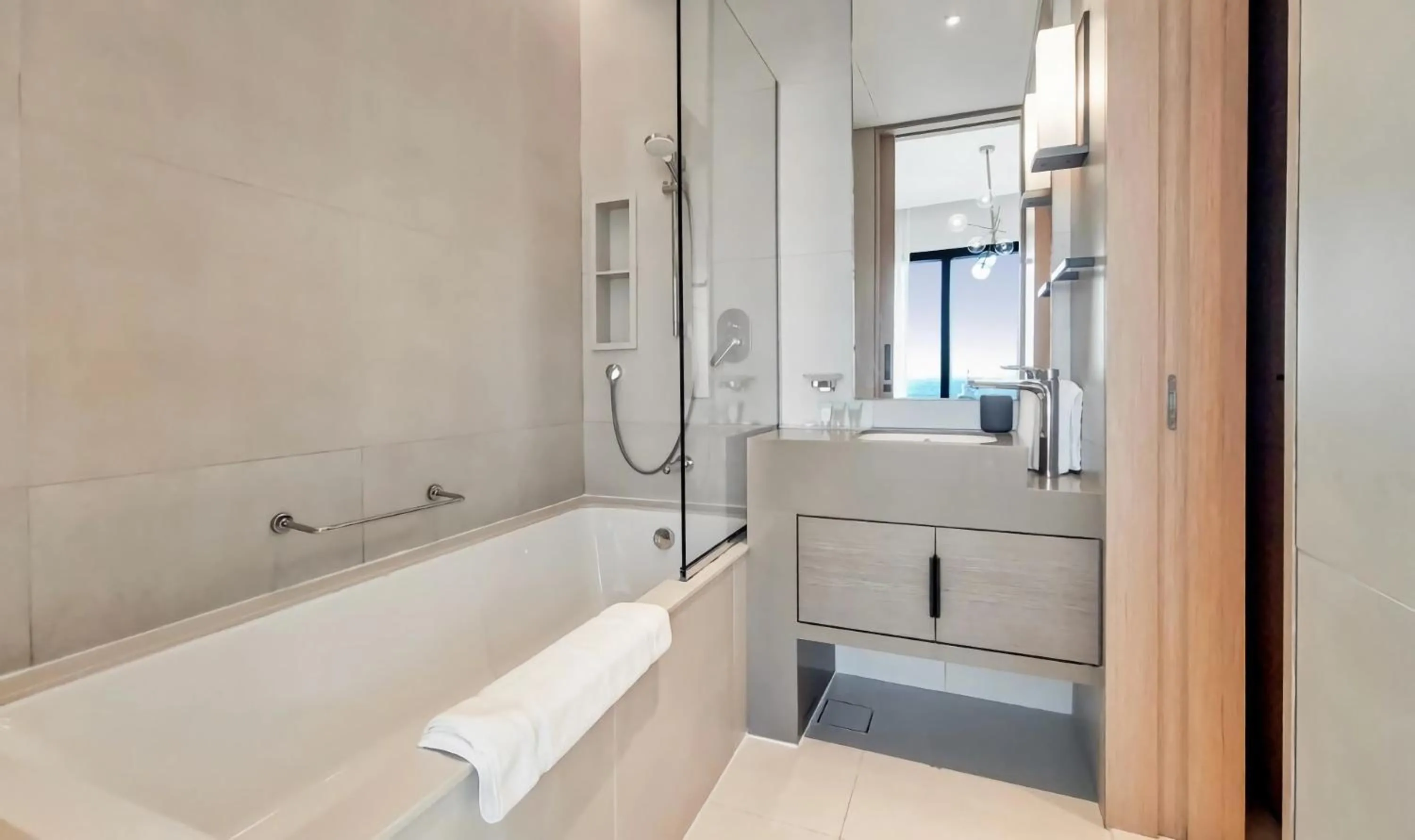 Bathroom in Jumeirah Gate Tower JBR 1BR Apartment
