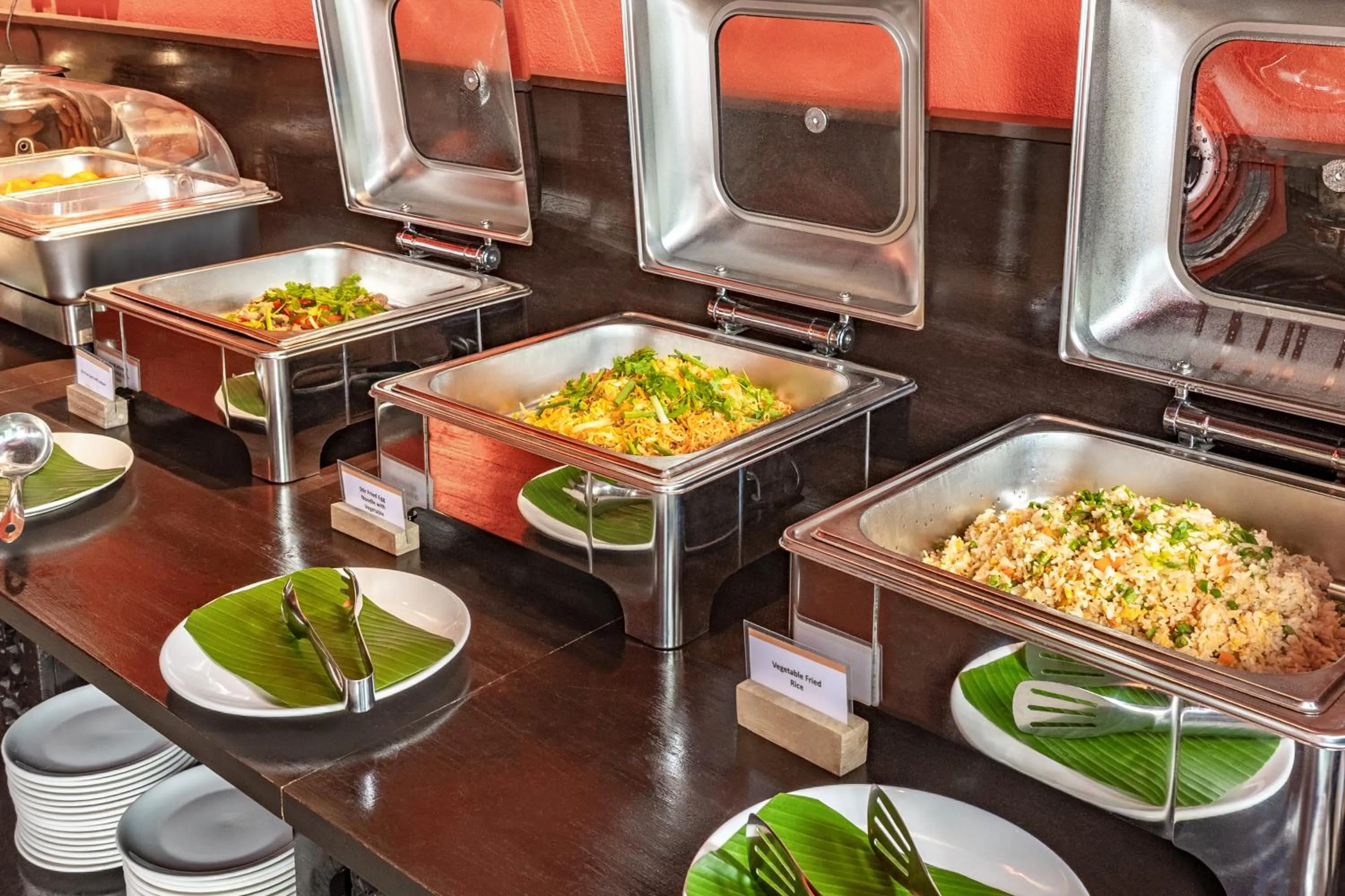 Buffet breakfast in Manyo Hotel and Resort