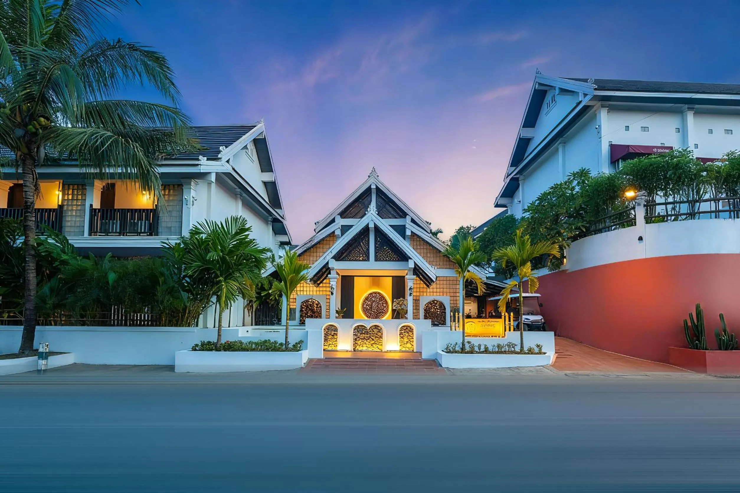 Street view in Manyo Hotel and Resort