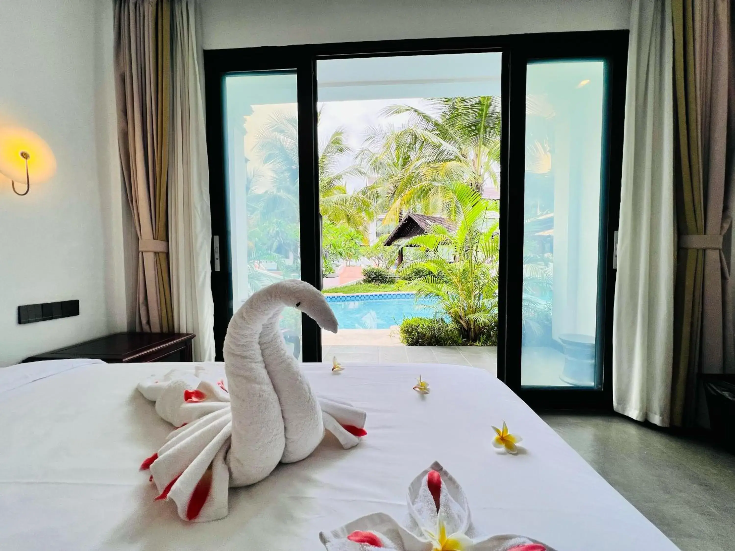 Twin Room with Terrace in Manyo Hotel and Resort Twin Room with Terrace in Manyo Hotel and Resort