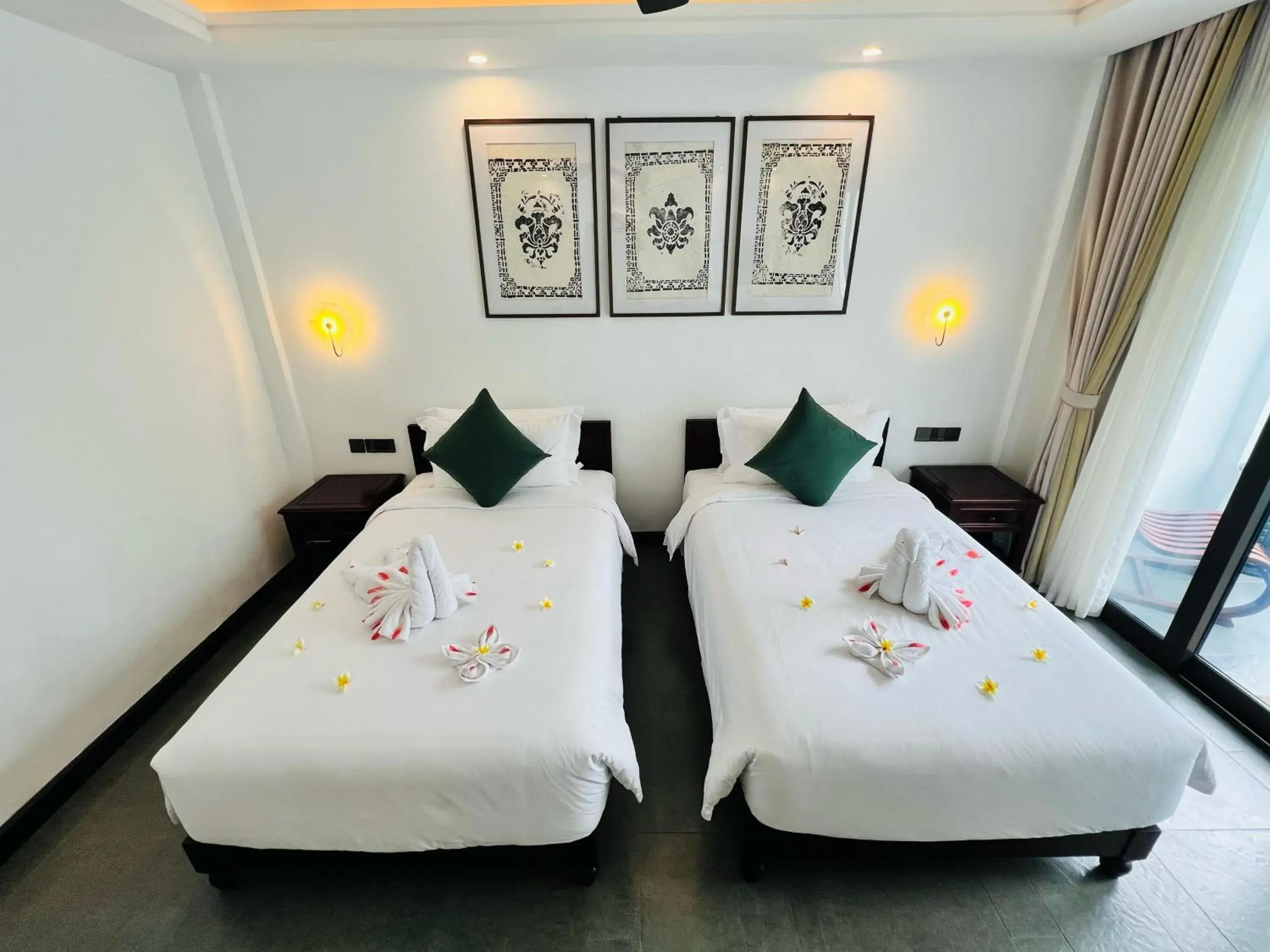 Twin Room with Terrace in Manyo Hotel and Resort Twin Room with Terrace in Manyo Hotel and Resort