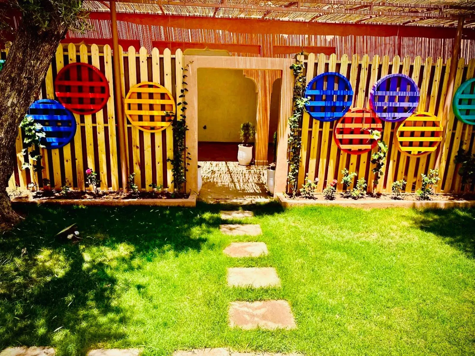 Garden view in Whisper Hotel