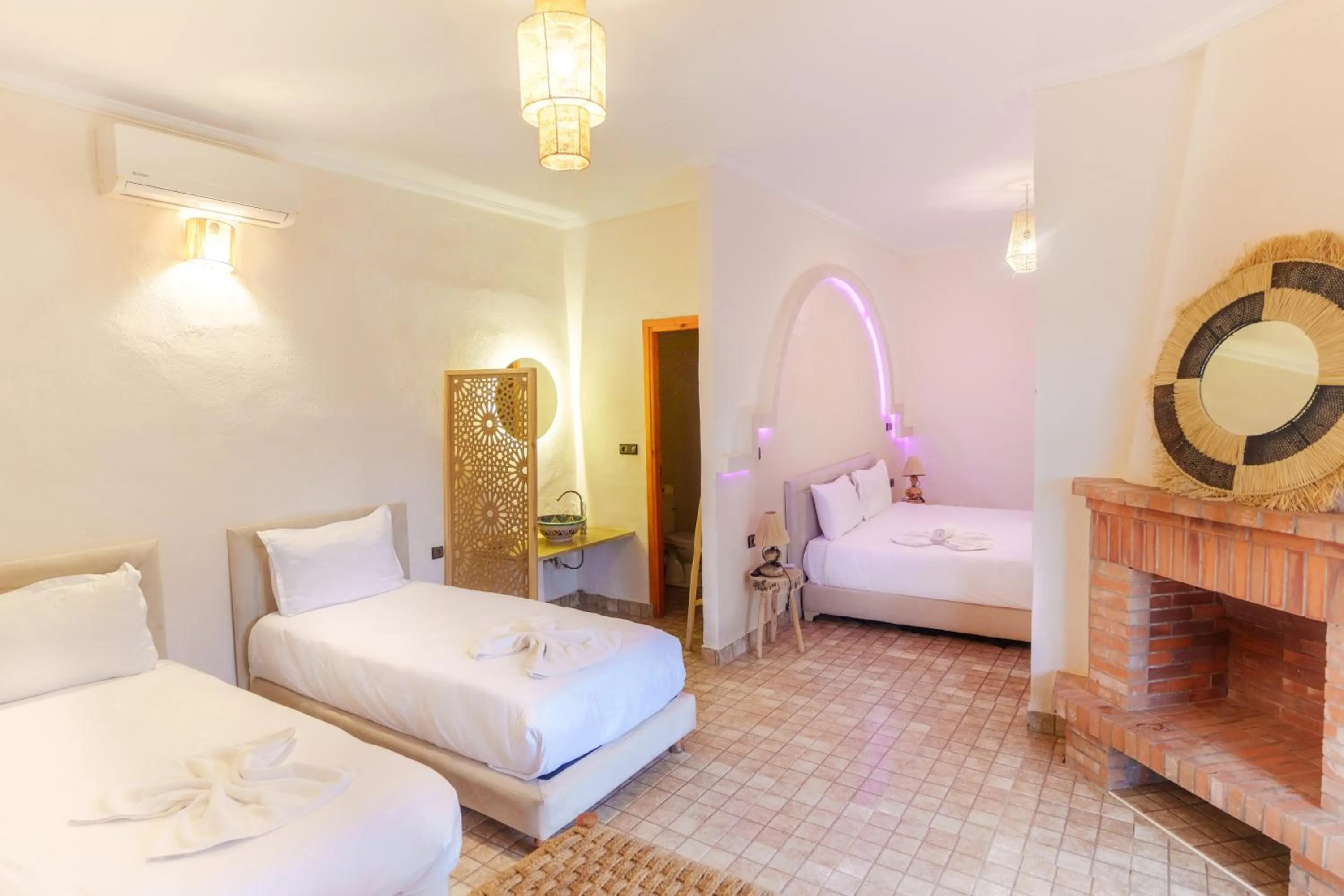 Bed in Whisper Hotel