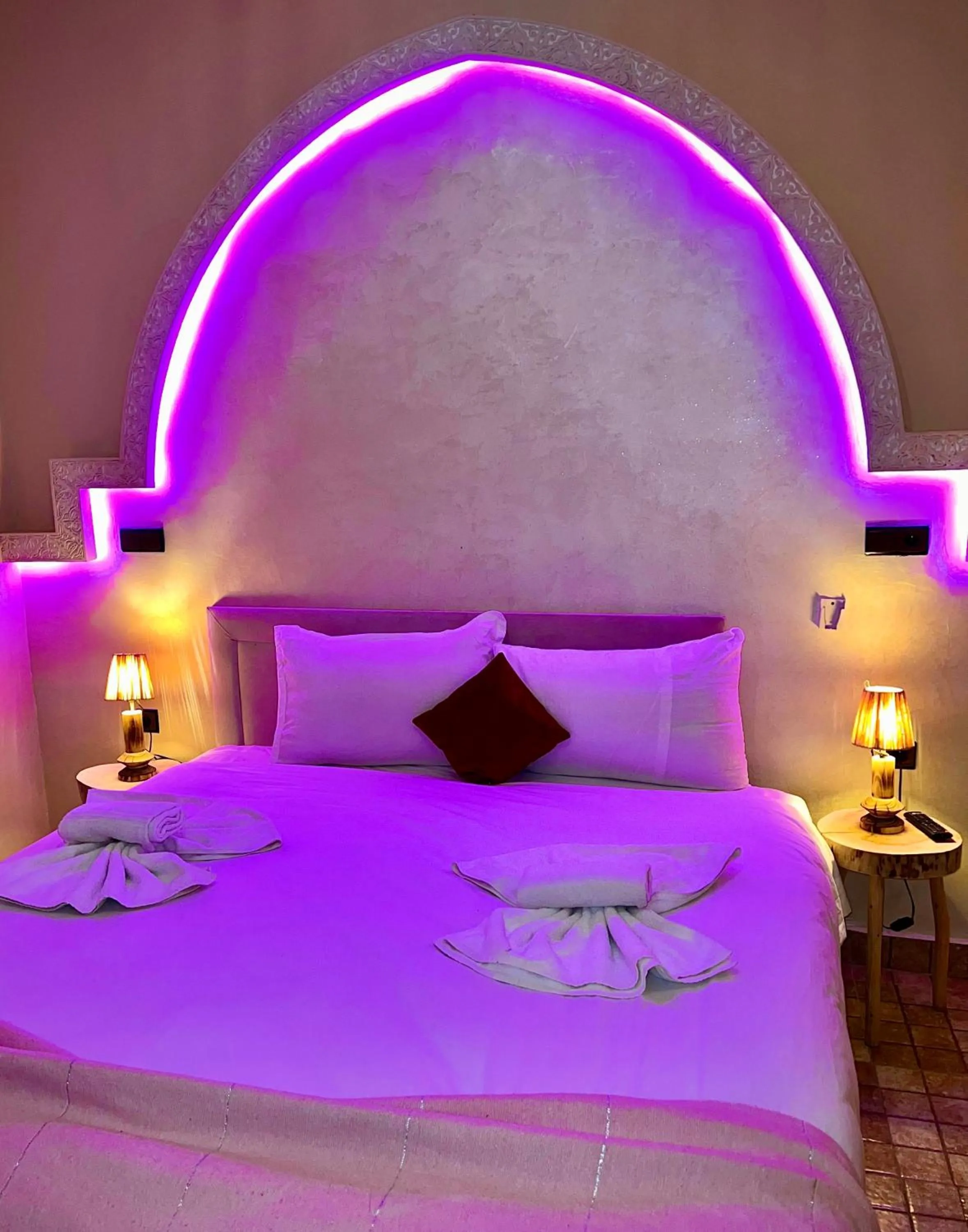 Bed in Whisper Hotel