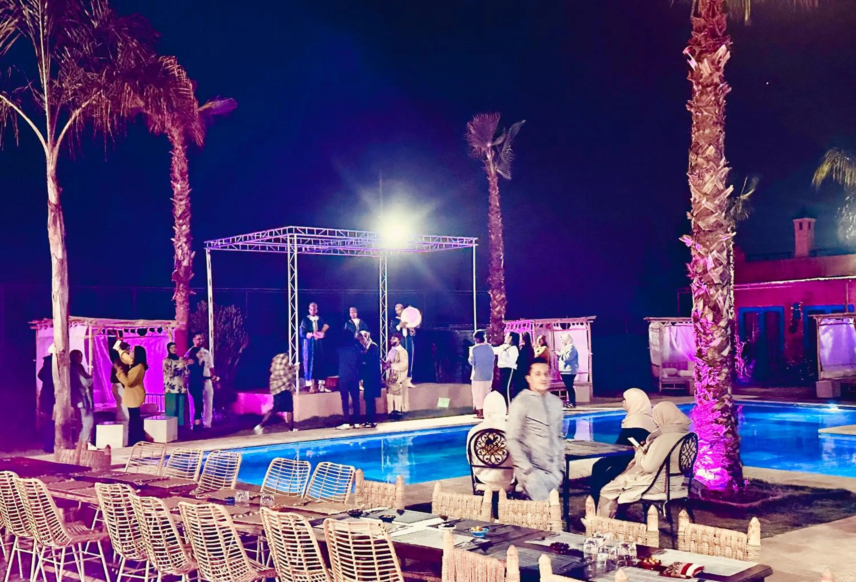 Evening entertainment in Whisper Hotel