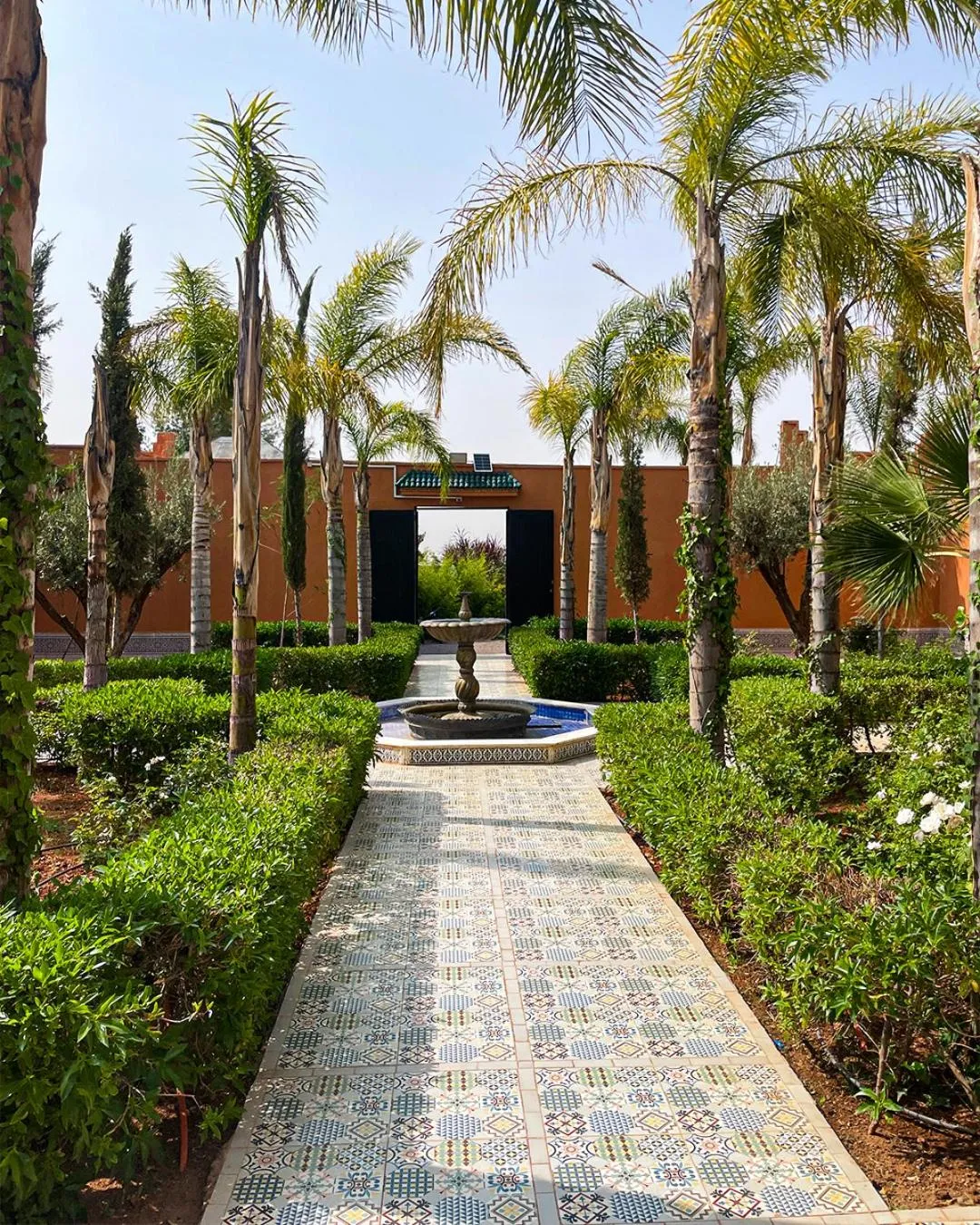 Garden view in Whisper Hotel