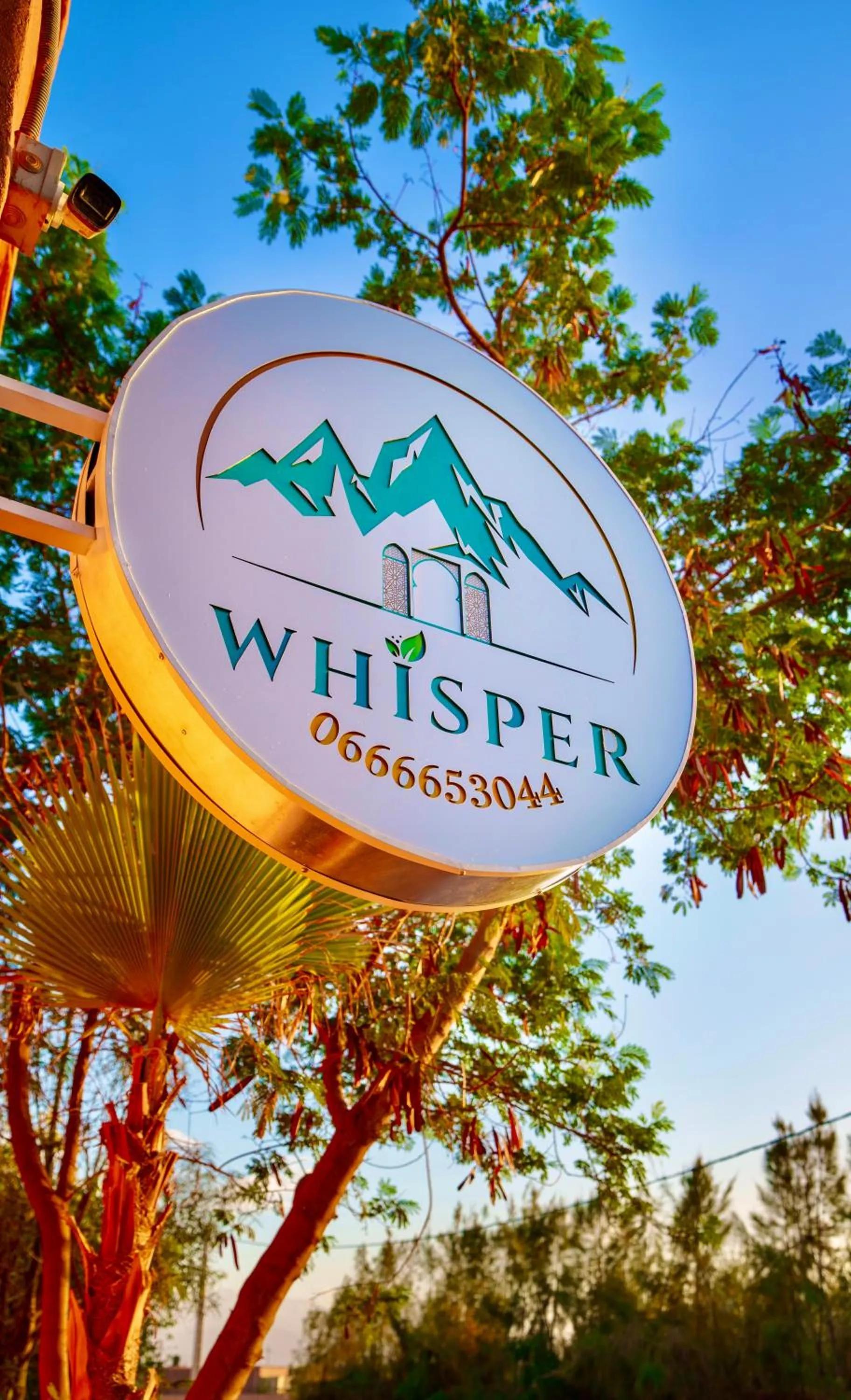 Logo/Certificate/Sign in Whisper Hotel