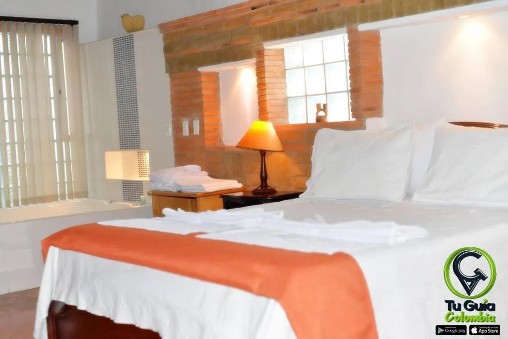 Bed in Hotel Los Frayles