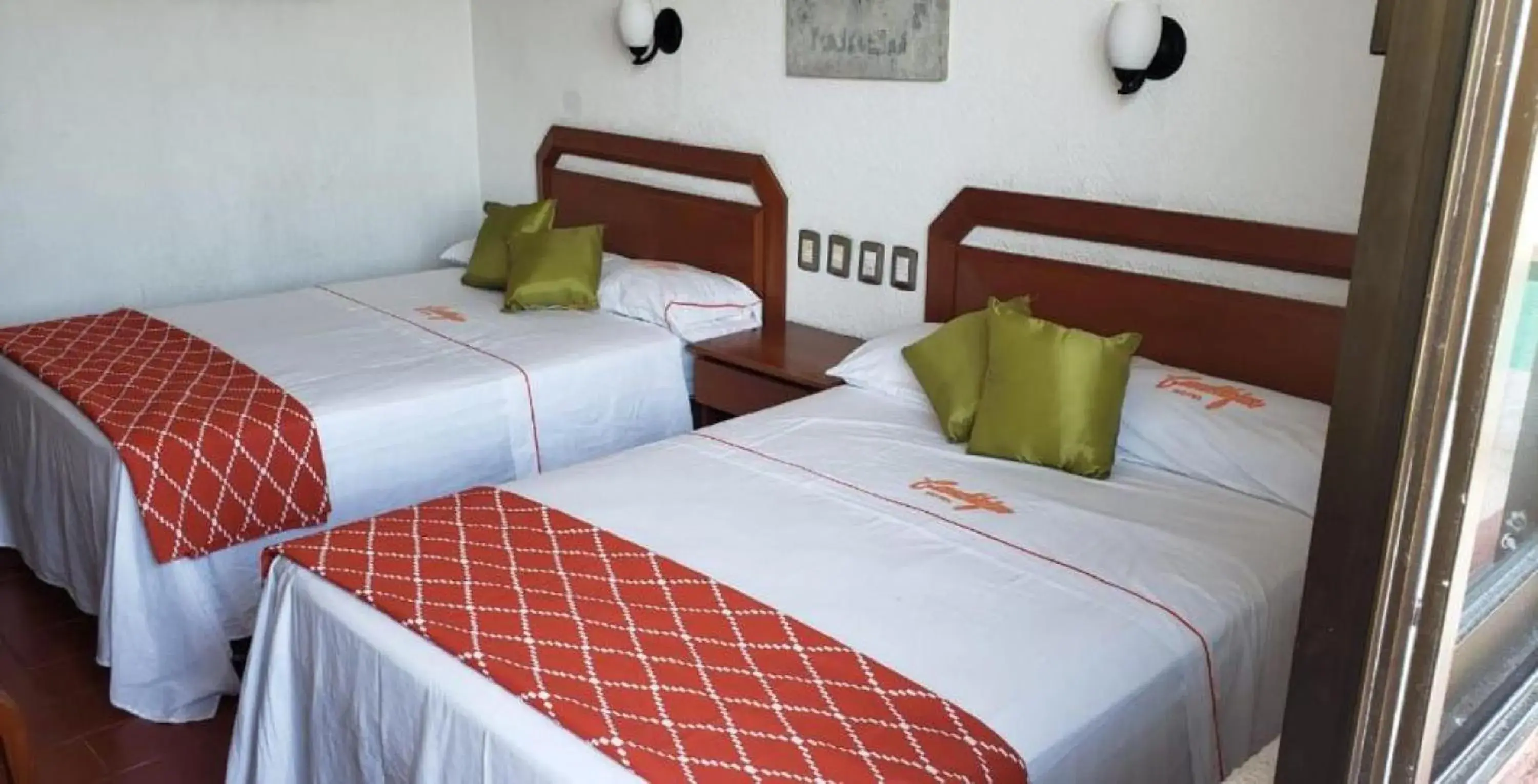 Standard Double Room with Two Double Beds in Hotel Candilejas Playa Standard Double Room with Two Double Beds in Hotel Candilejas Playa