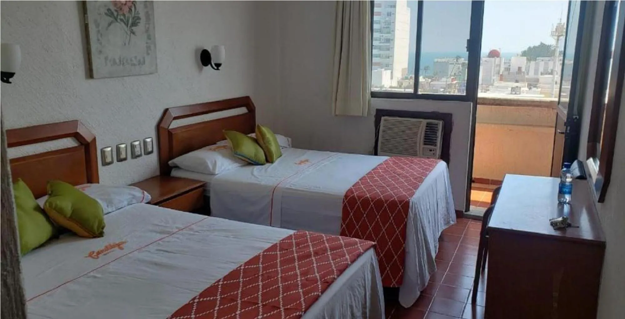 View (from property/room), Bed in Hotel Candilejas Playa