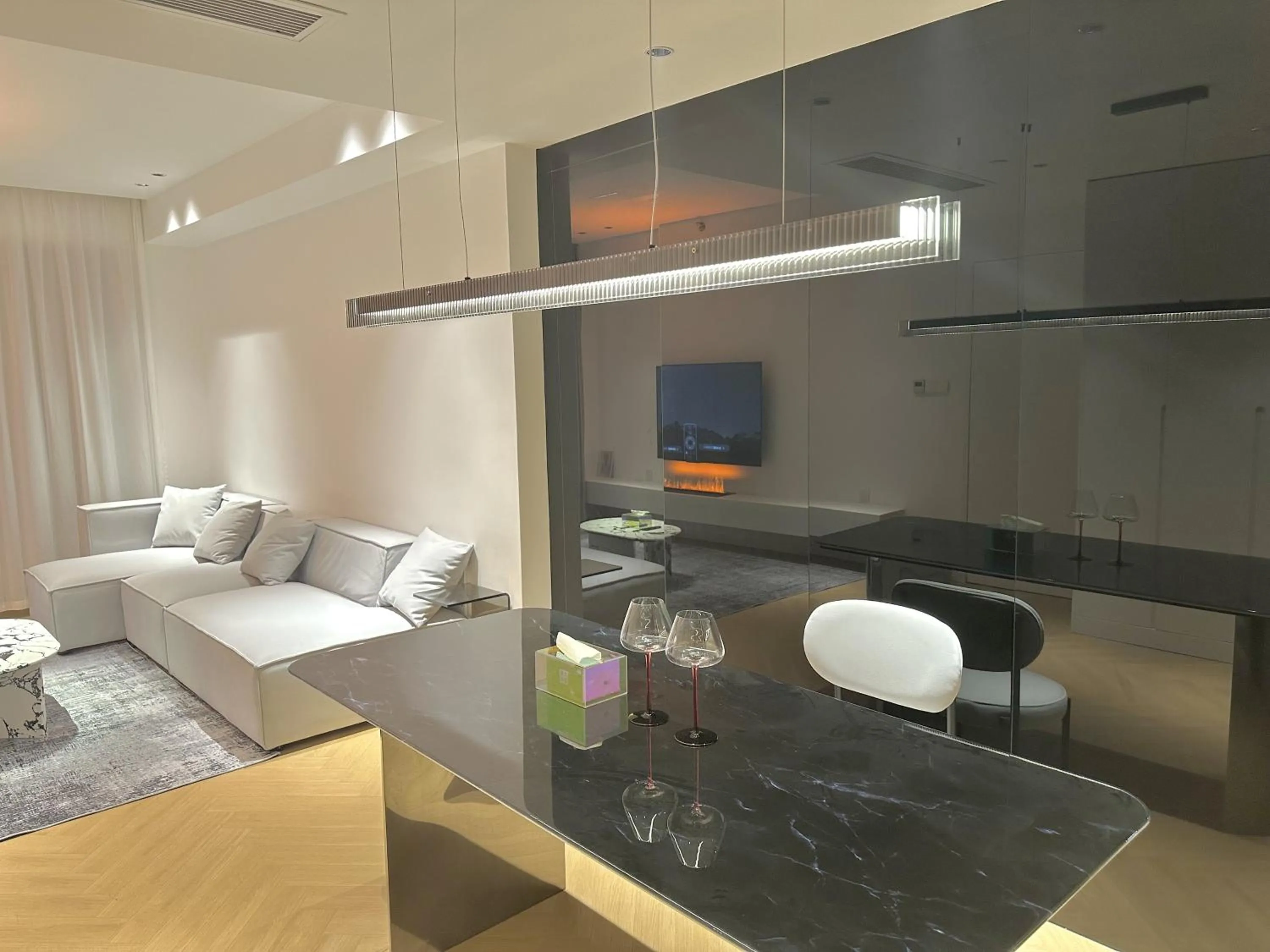 Bed in ZHome-Count luxury apartment