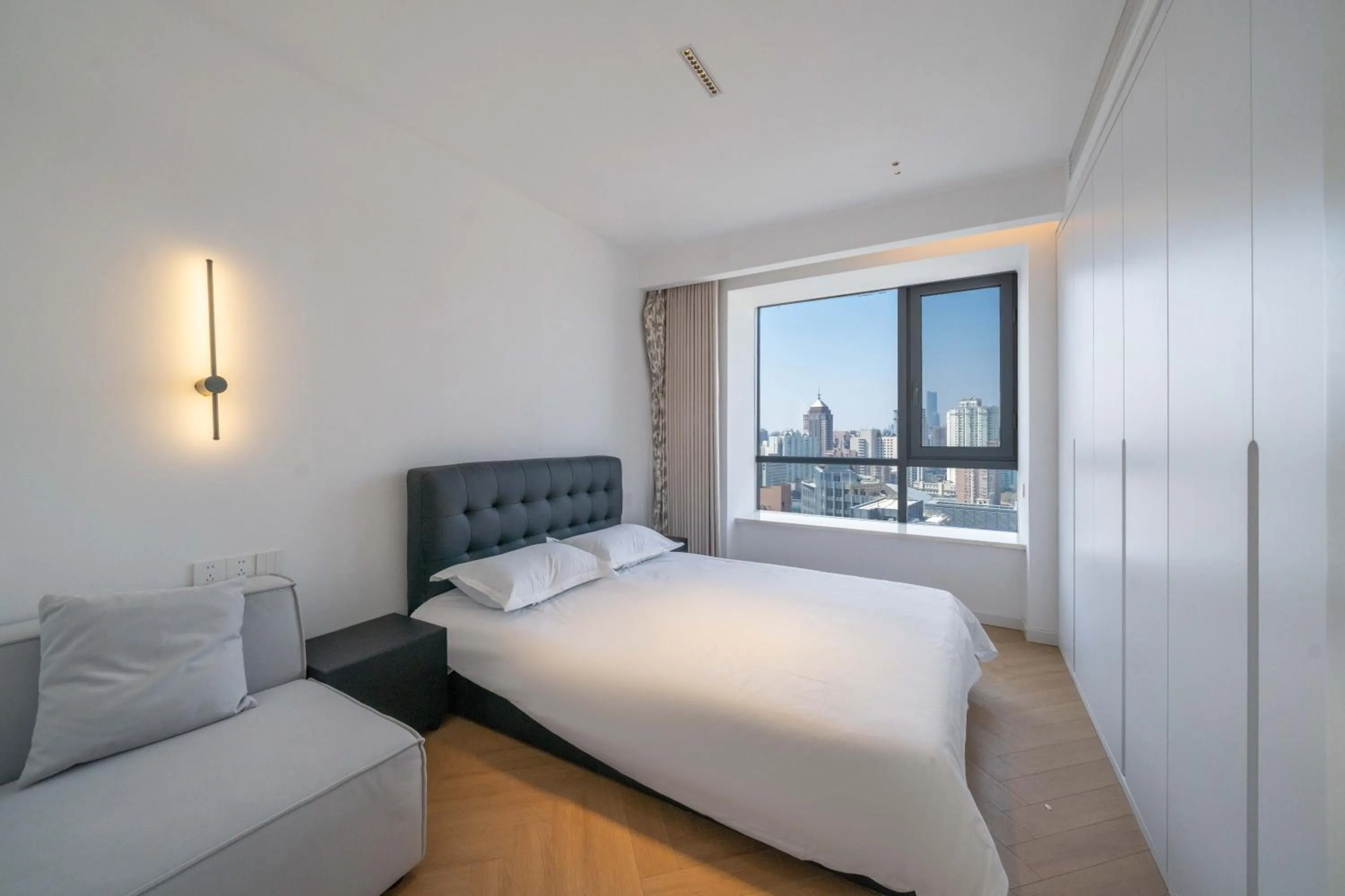 Bed in ZHome-Count luxury apartment