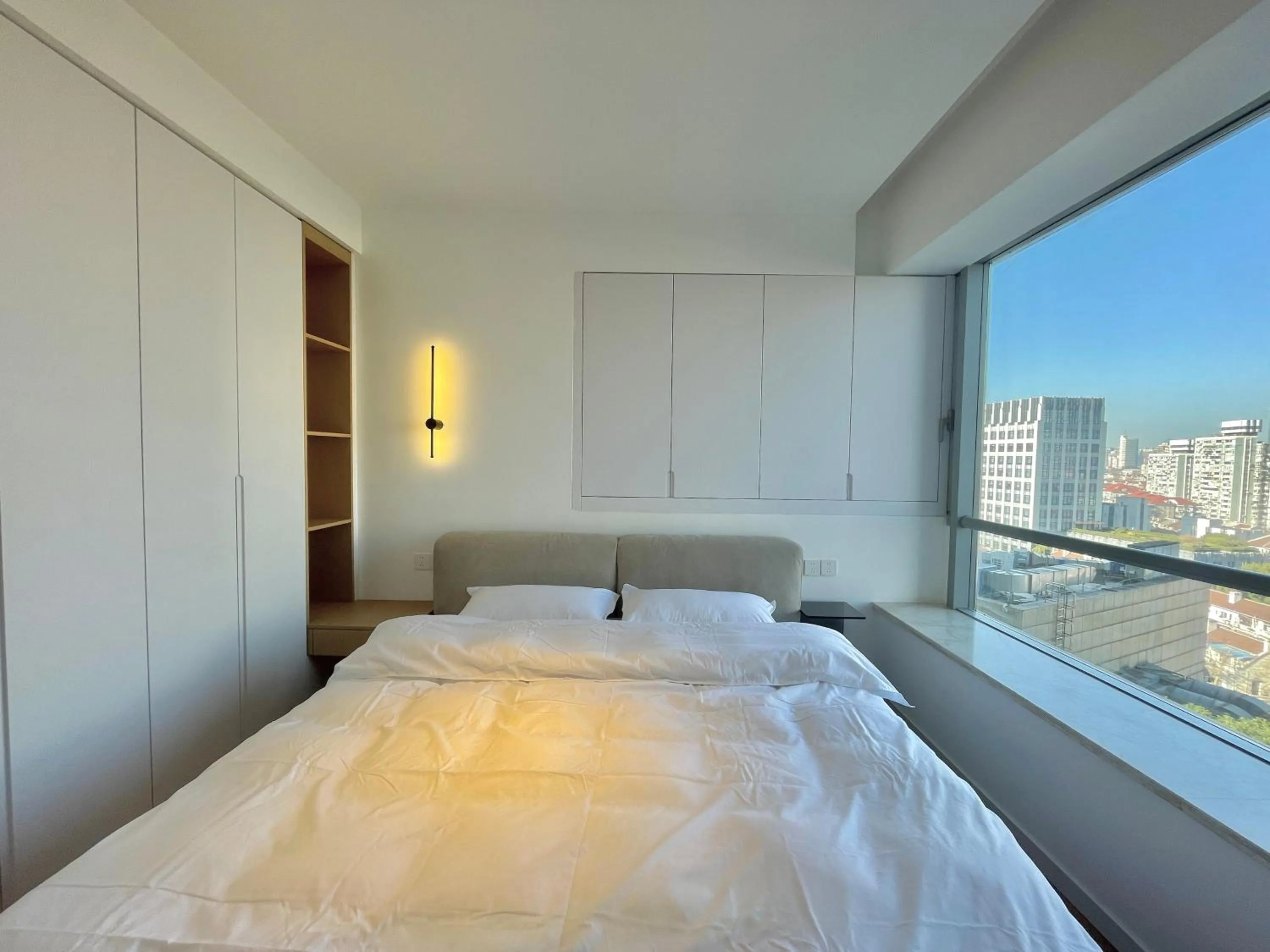 Bed in ZHome-Count luxury apartment