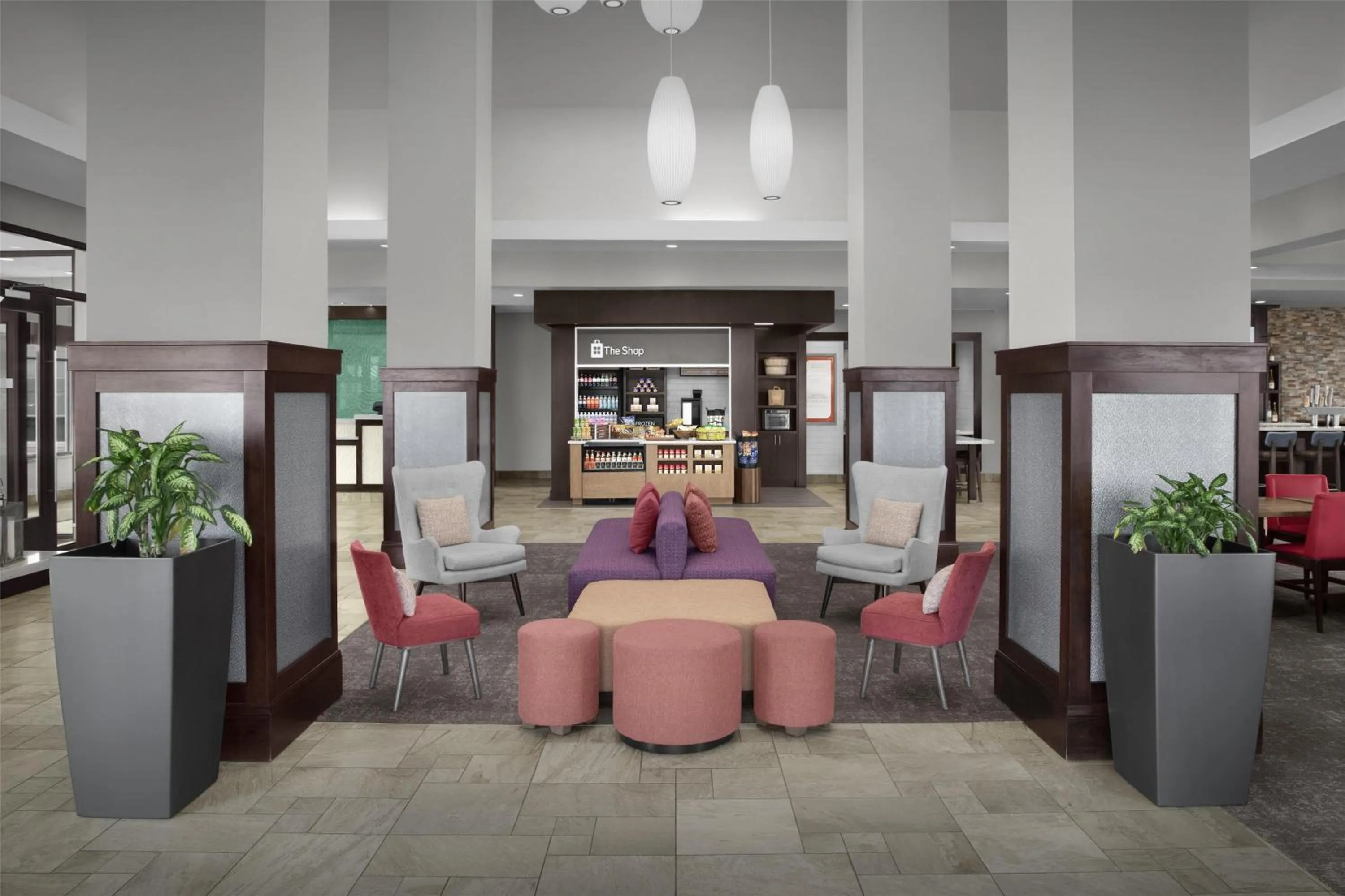 Lobby or reception in Hilton Garden Inn Gallup