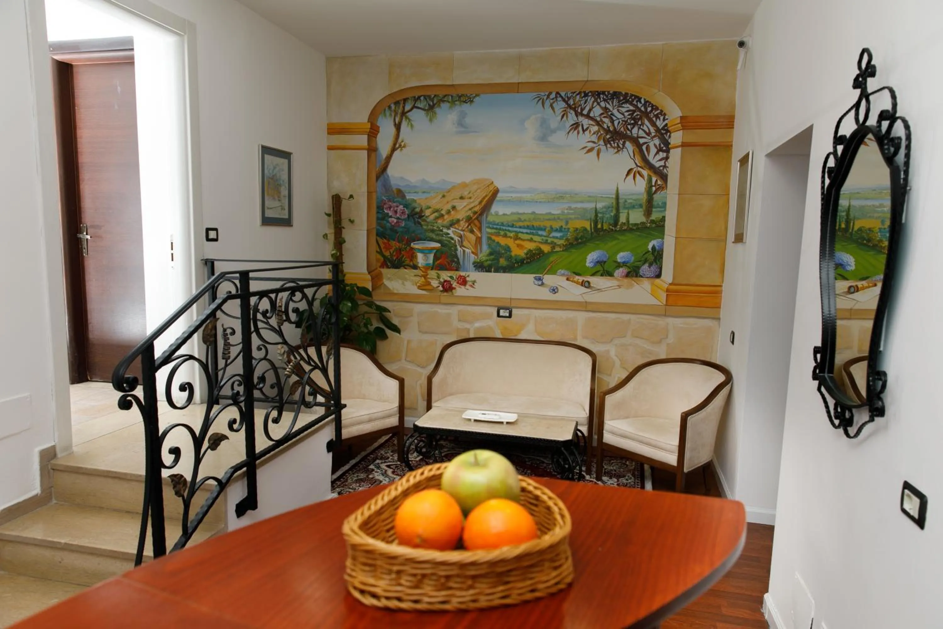 Seating area in City 5 Hotel