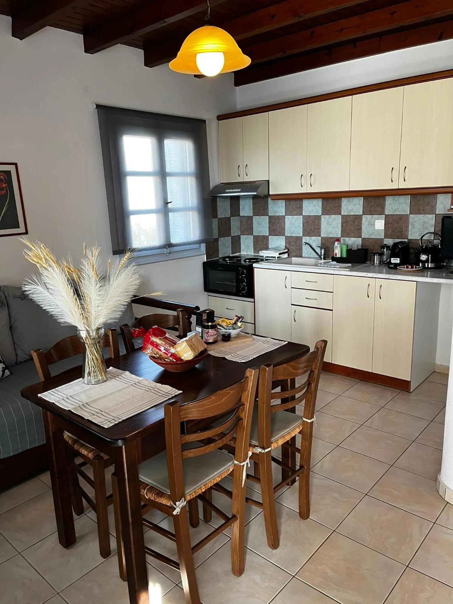 Kitchen or kitchenette in VILLAGE LIANA MAROULI KASTRAKI