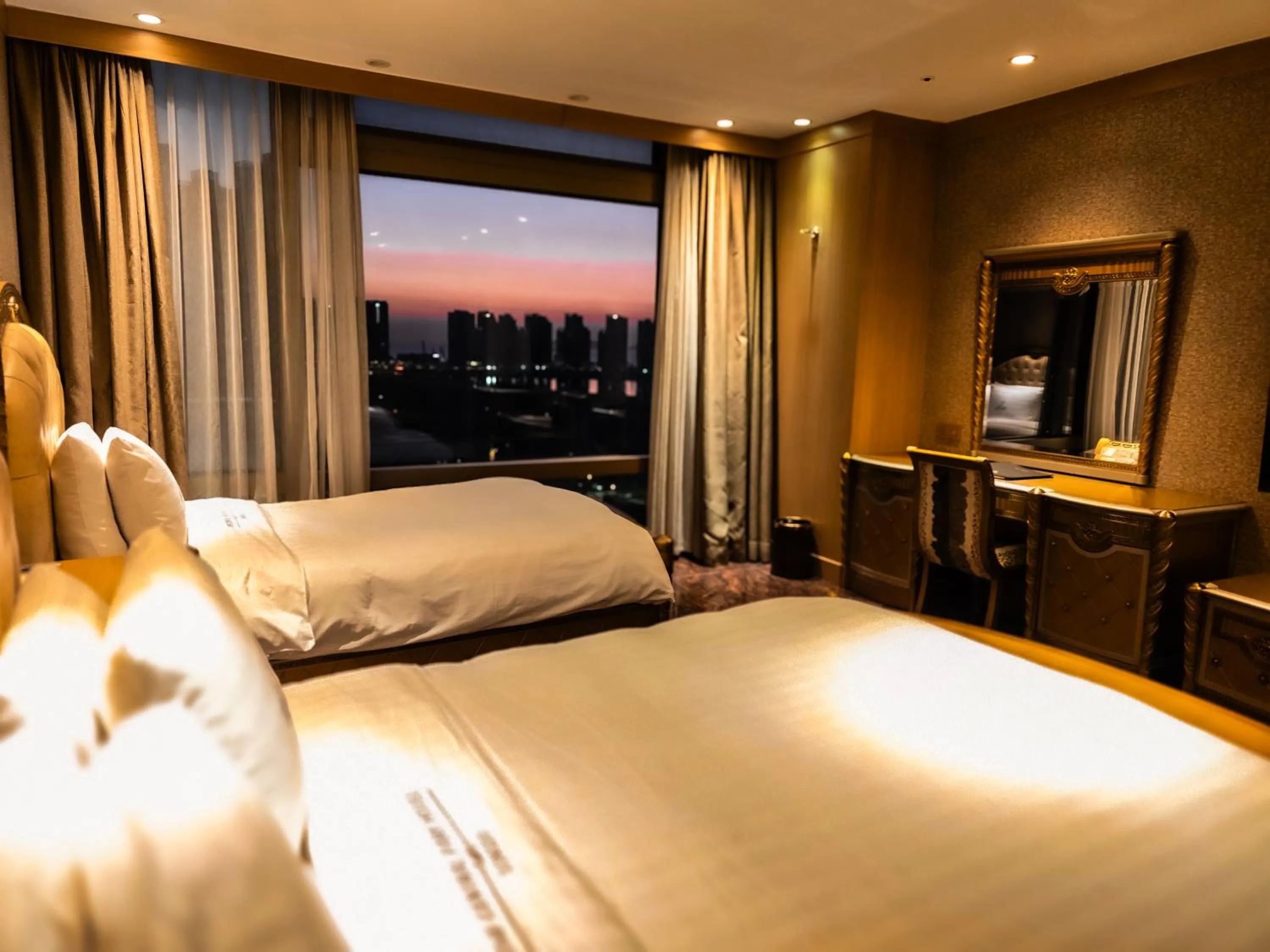 Bed in Songdo Central Park Hotel