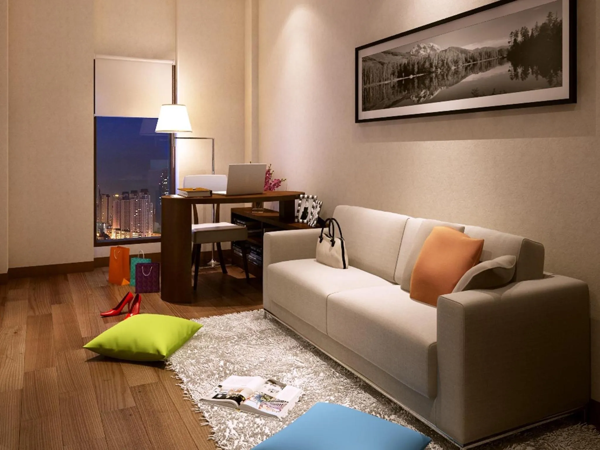 Living room in PrimeBiz Hotel Karawang