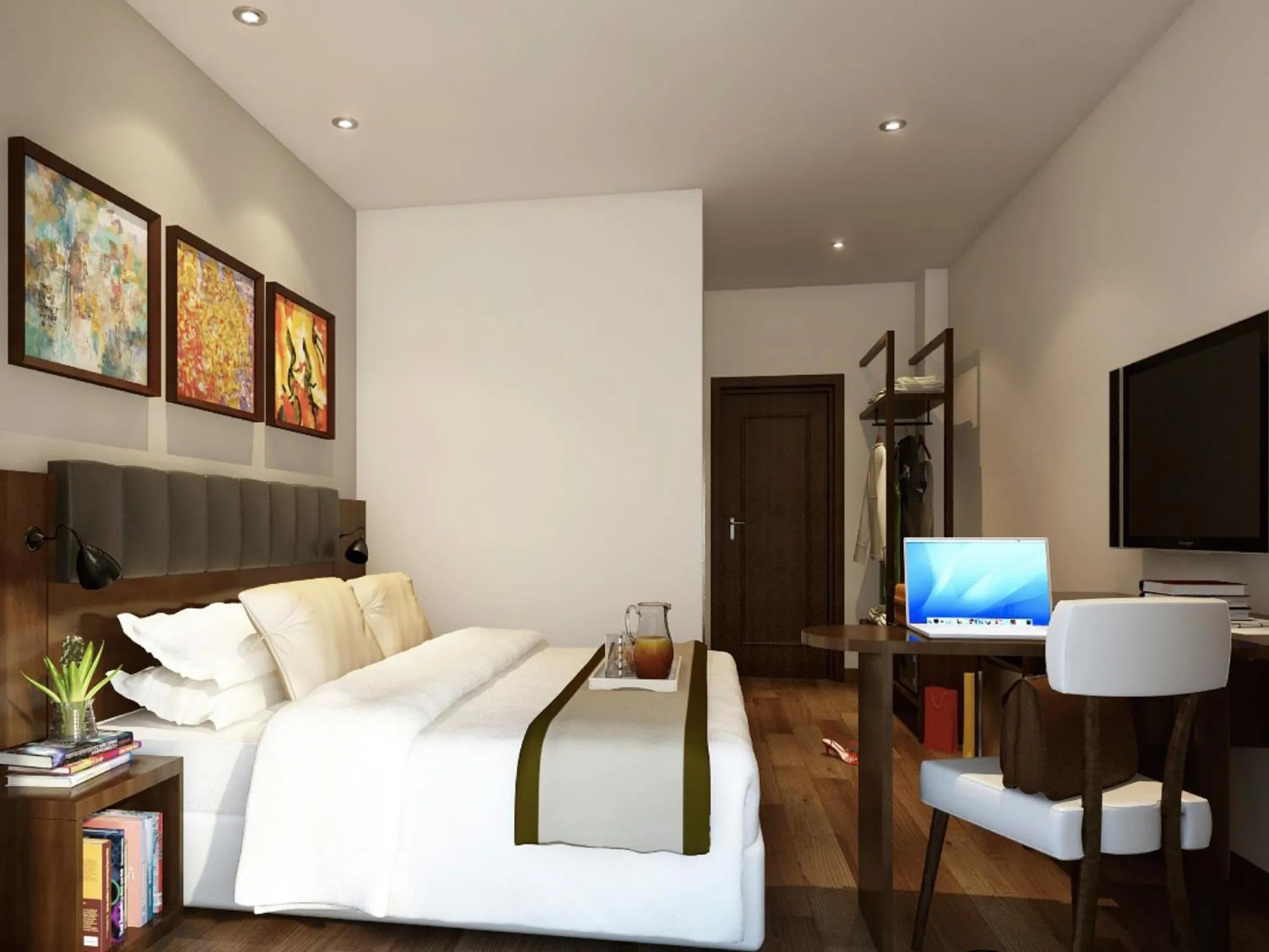 Photo of the whole room, Bed in PrimeBiz Hotel Karawang