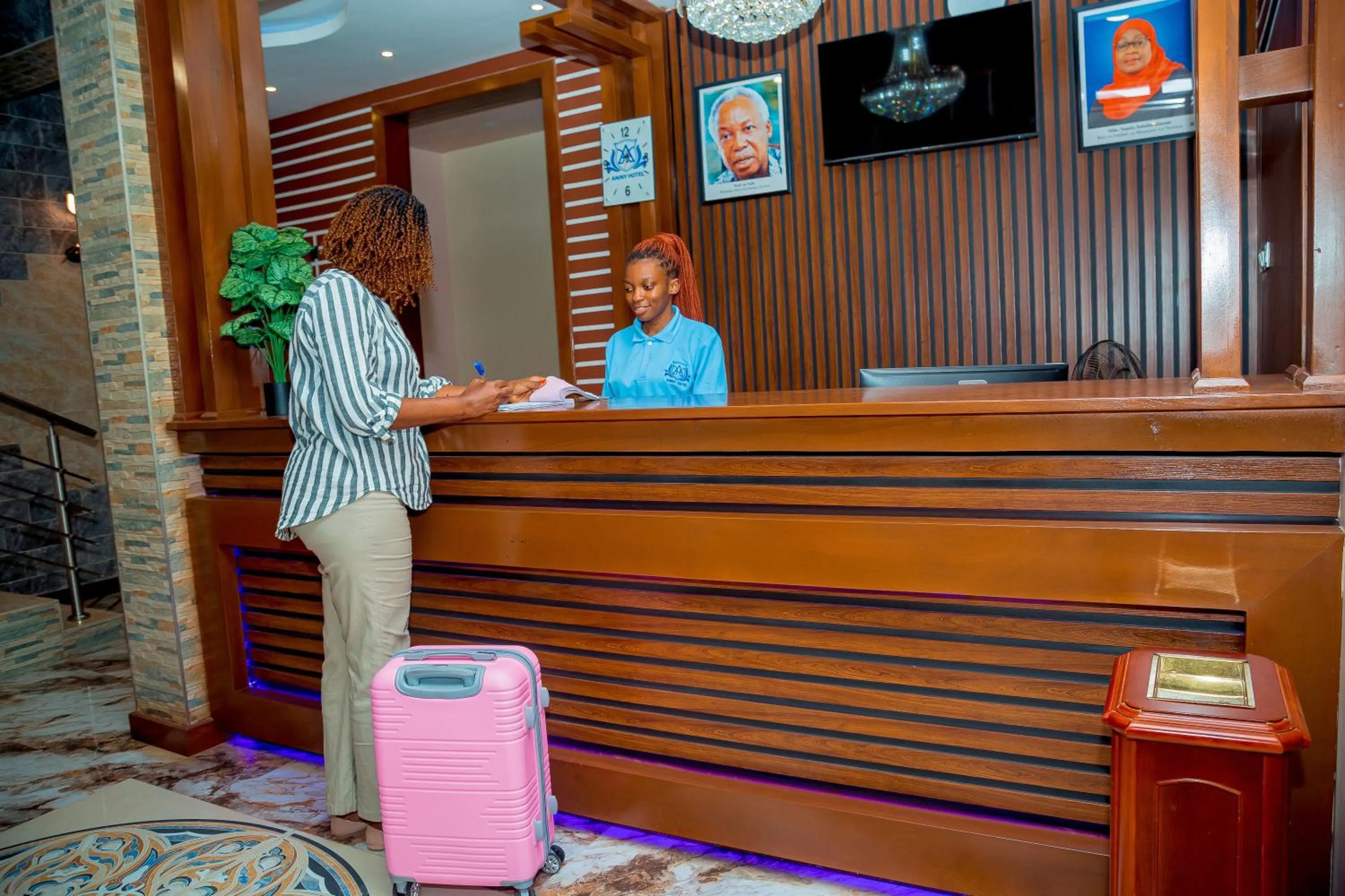 Lobby or reception in ANINY HOTEL