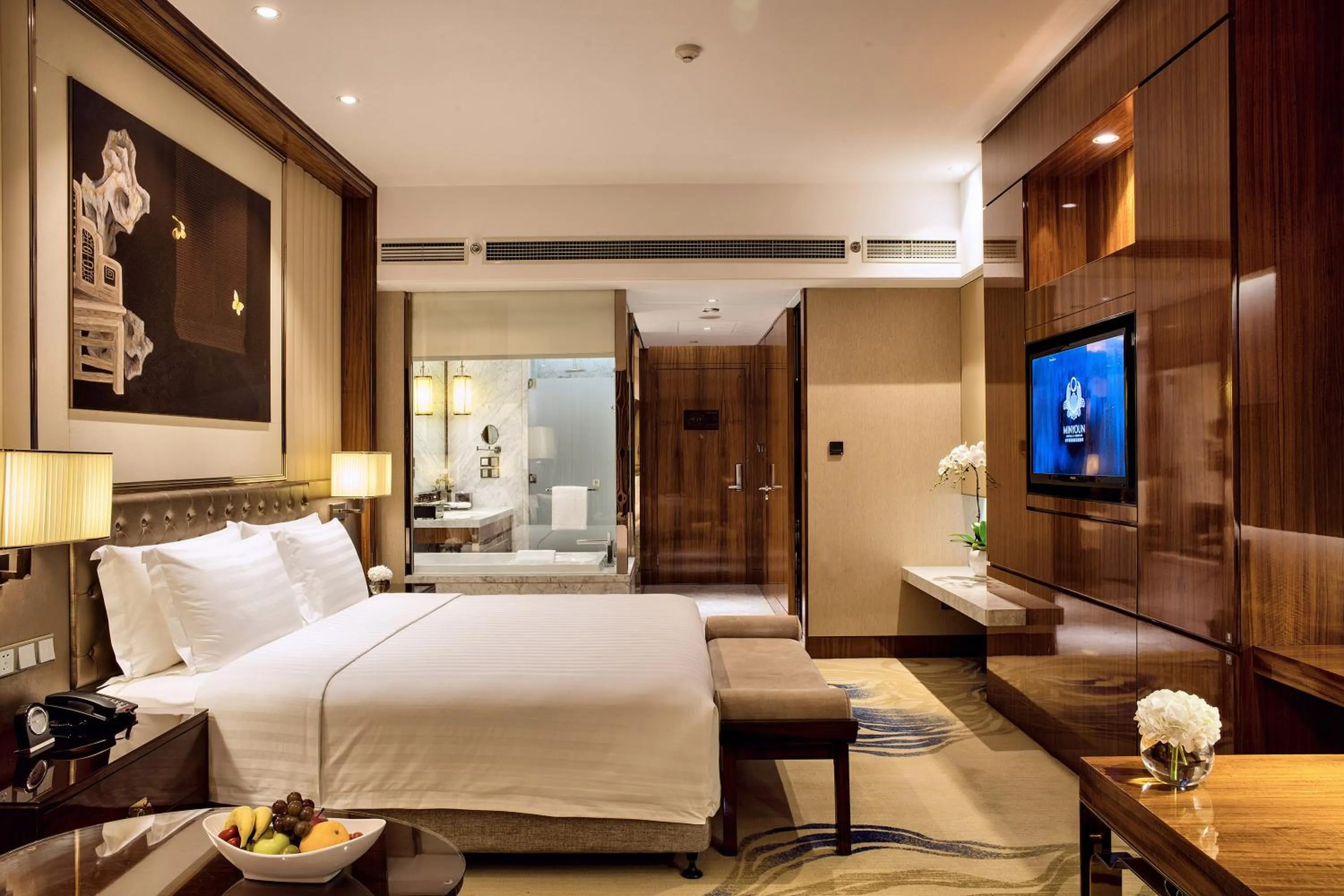 Bedroom, Bed in Minyoun Chengdu Kehua Hotel – Member of Preferred Hotels & Resorts