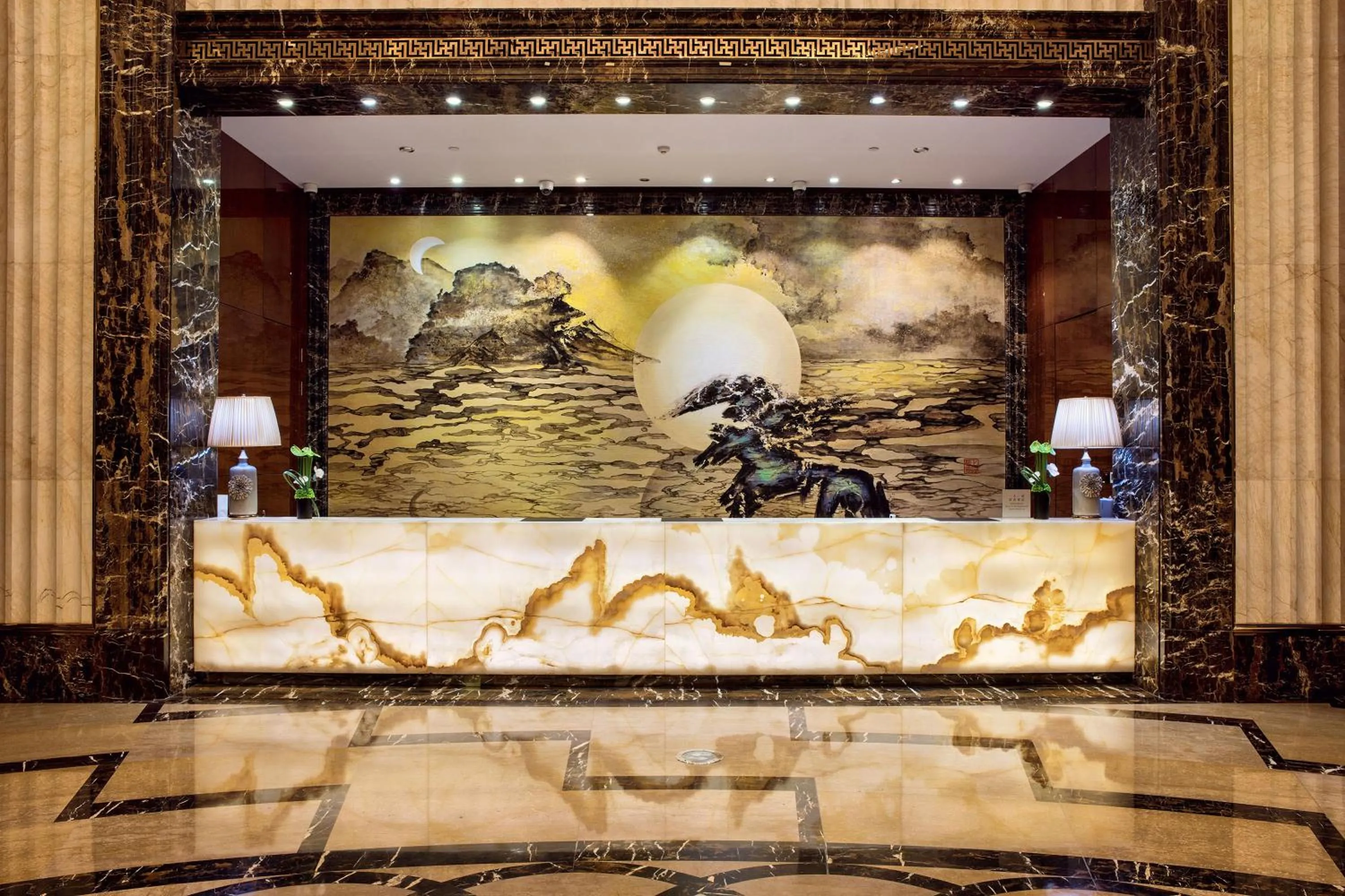 Lobby or reception in Minyoun Chengdu Kehua Hotel – Member of Preferred Hotels & Resorts