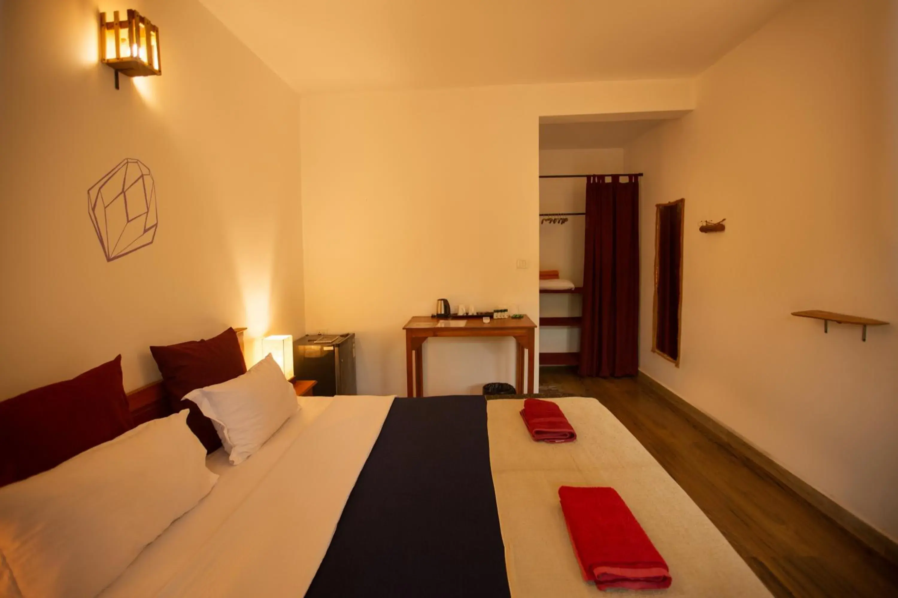 Bedroom, Bed in Crystall Goa Palolem Bedroom, Bed in Crystall Goa Palolem