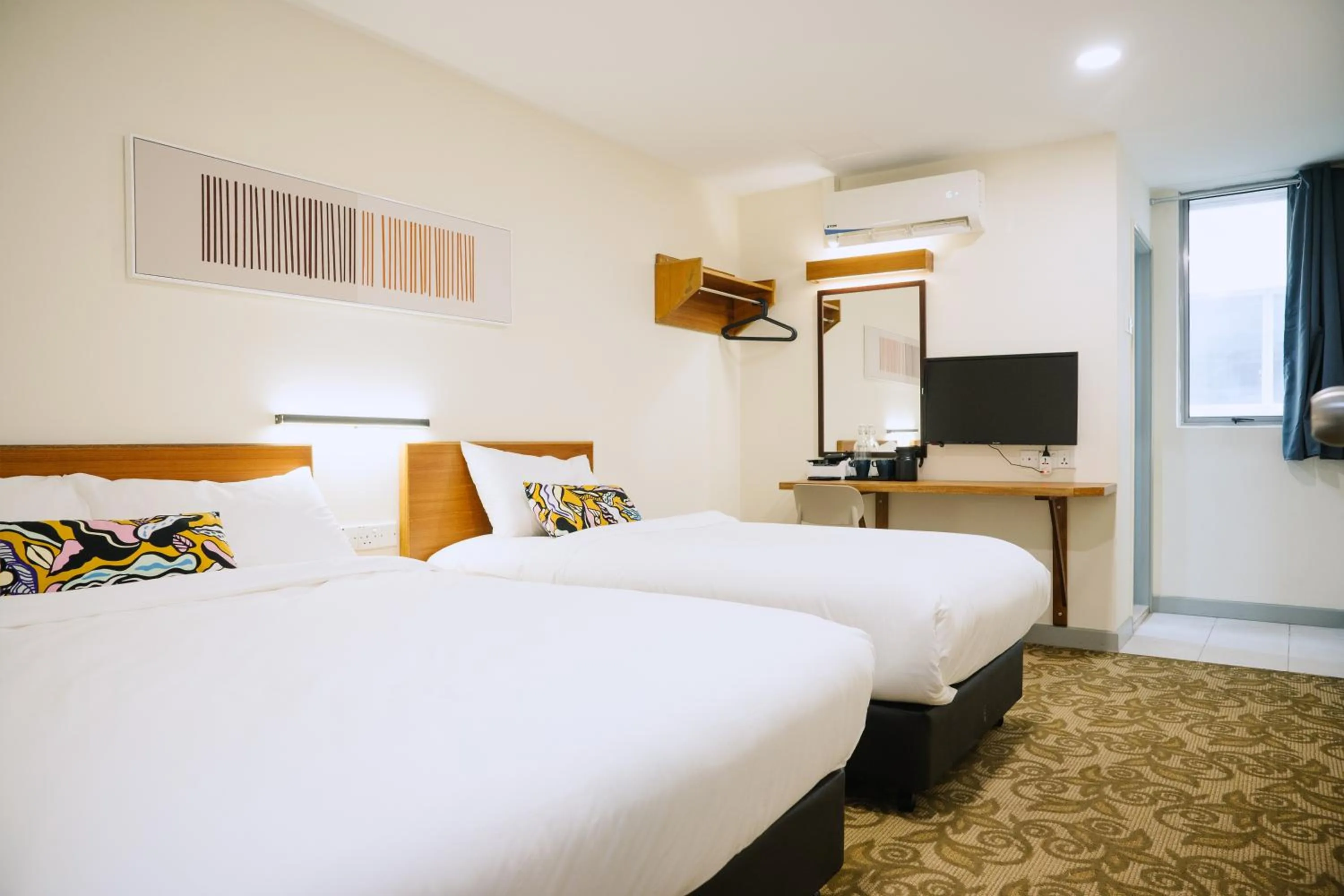 Bedroom, Bed in The Concept Hotel KL- TBS
