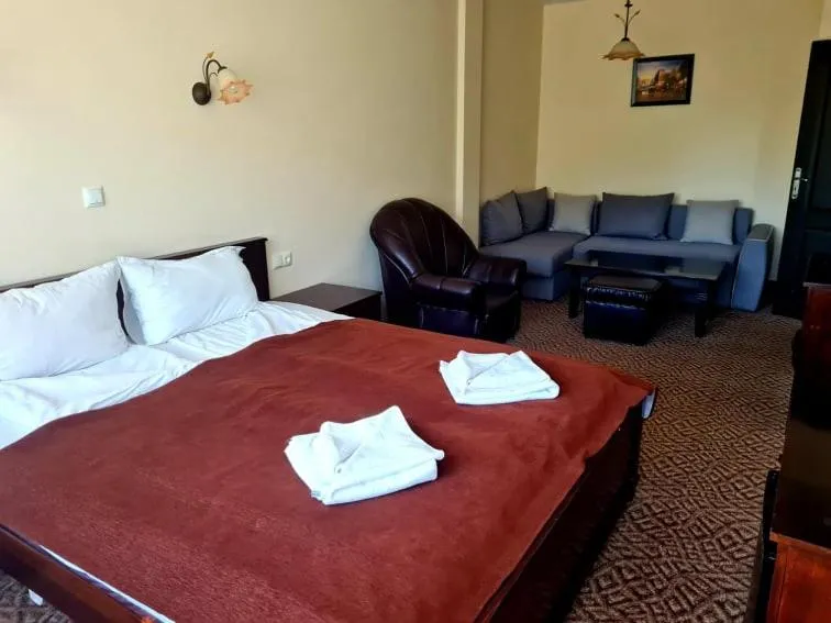Bed in Family Hotel Bela