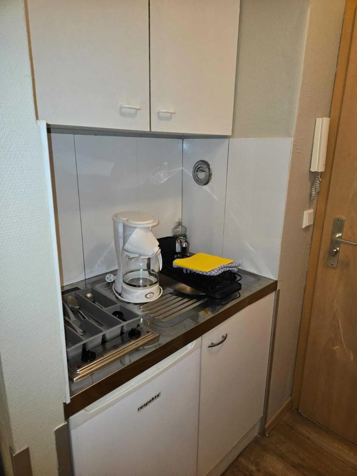 Kitchen or kitchenette in Nauwieser Apartments
