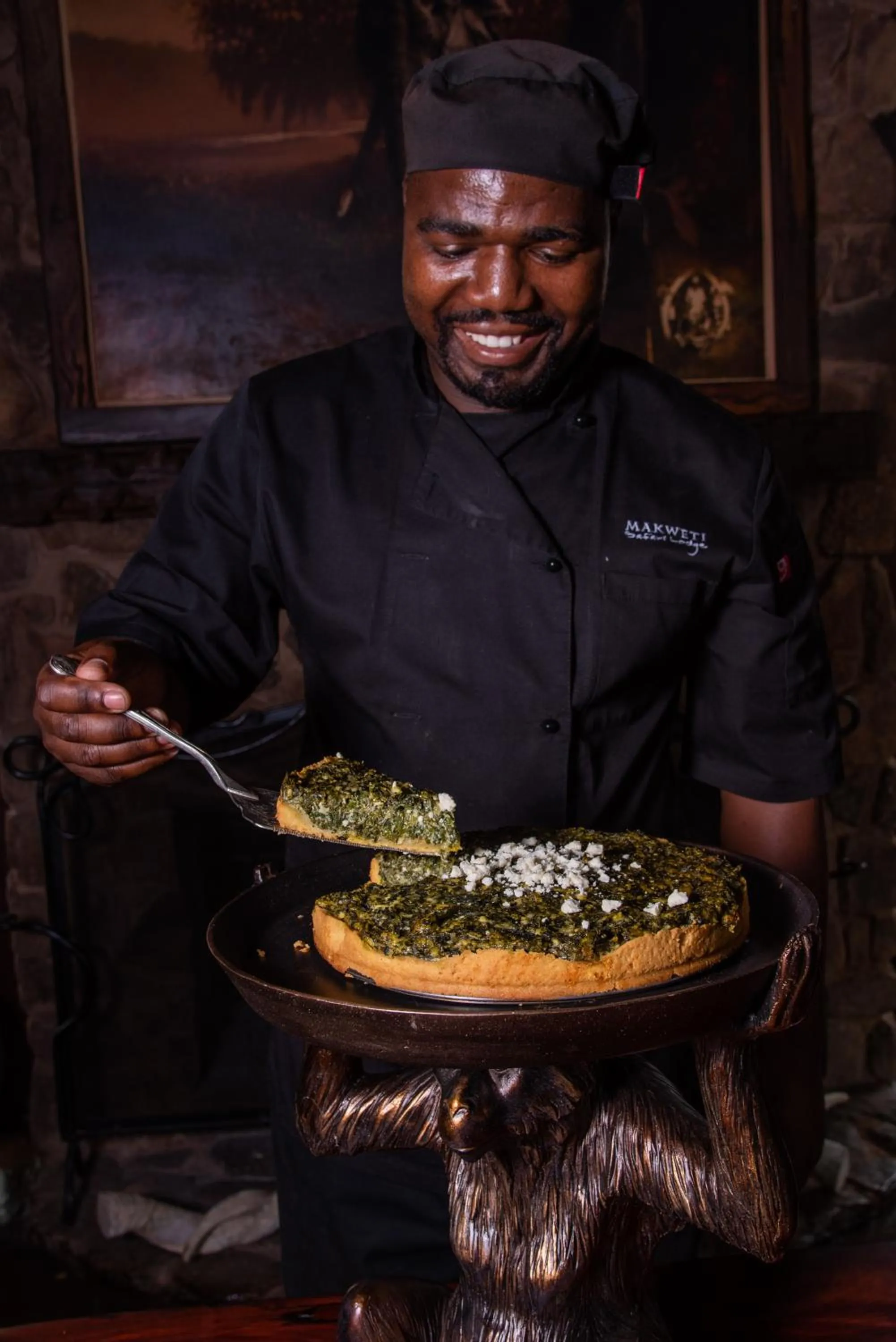 Food close-up in Makweti Safari Lodge