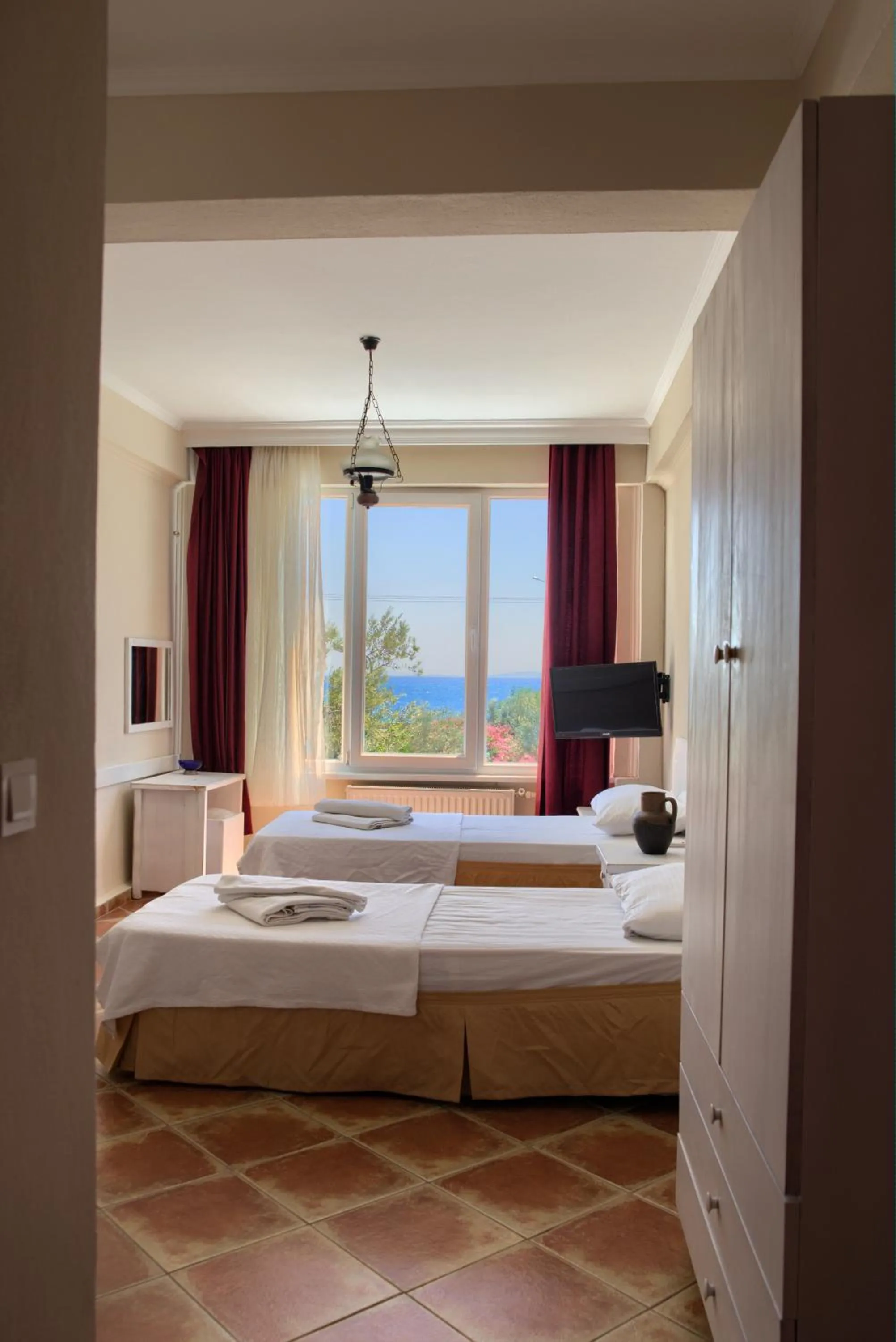 Bed in Club Afrodit Tatil Köyü