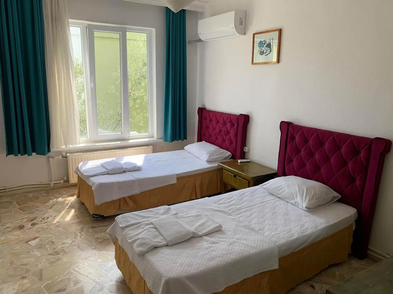 Bed in Club Afrodit Tatil Köyü