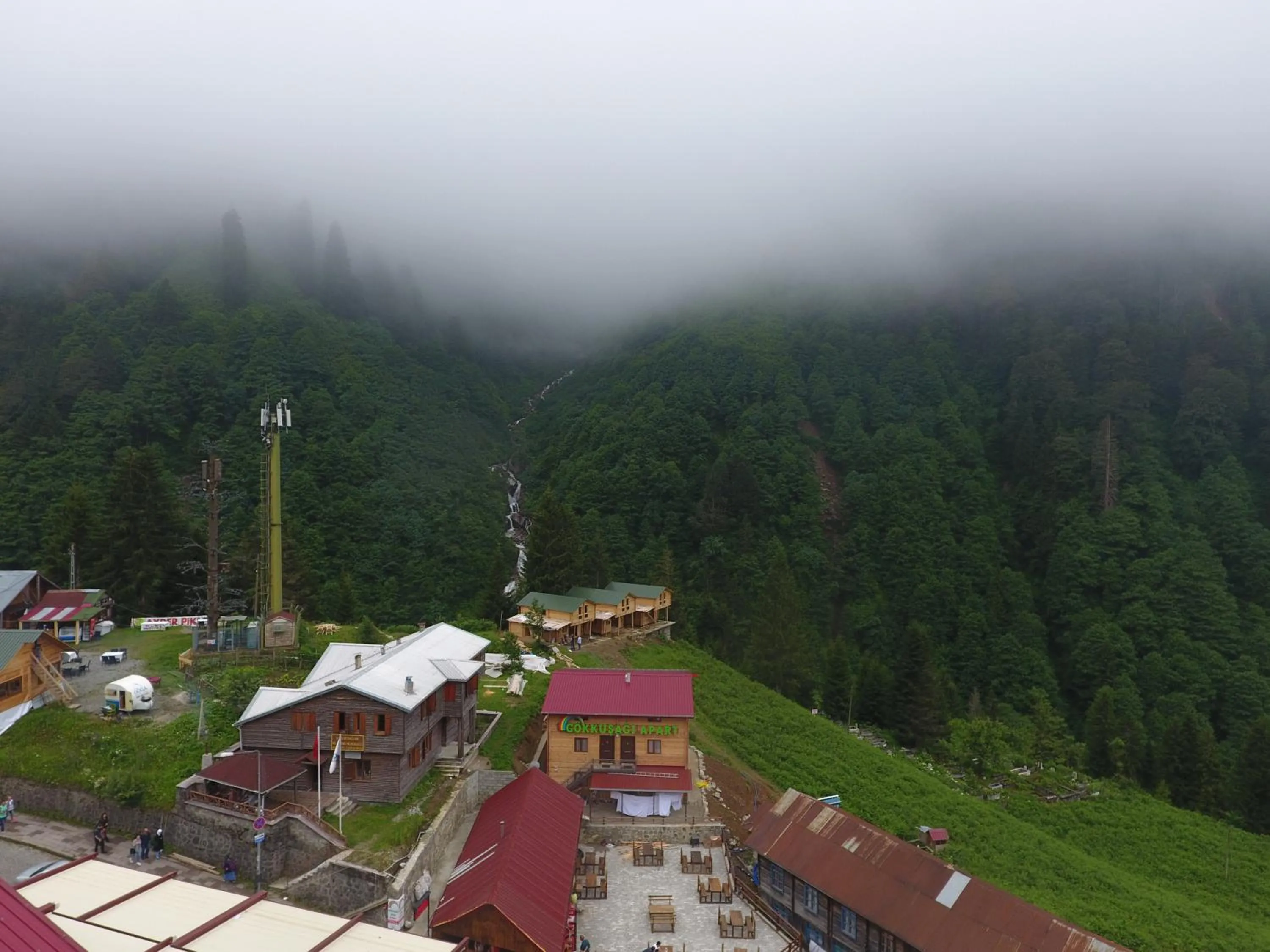 Bird's eye view in Gelgor Hotel