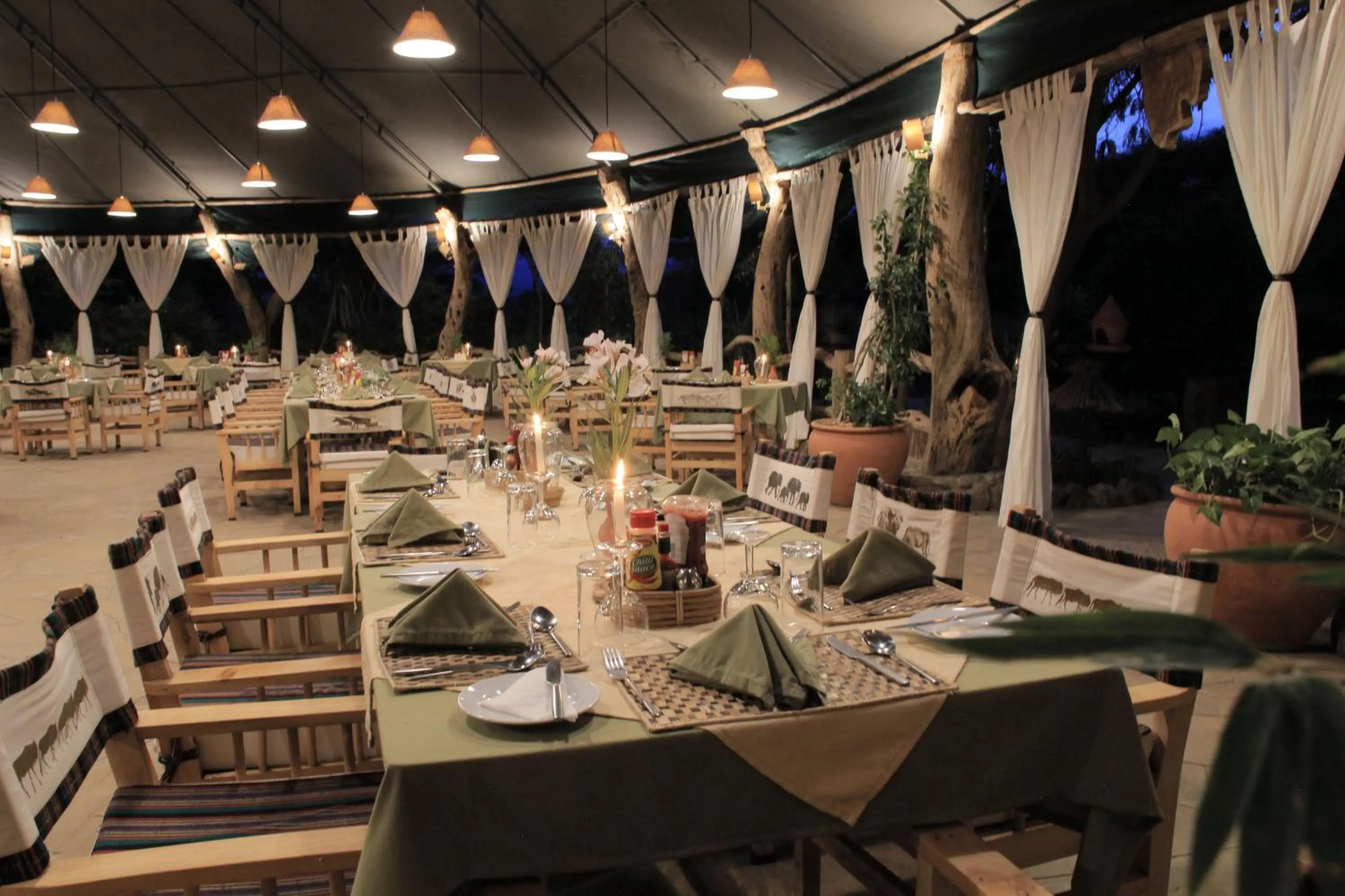 Restaurant/places to eat in Kibo Safari Camp