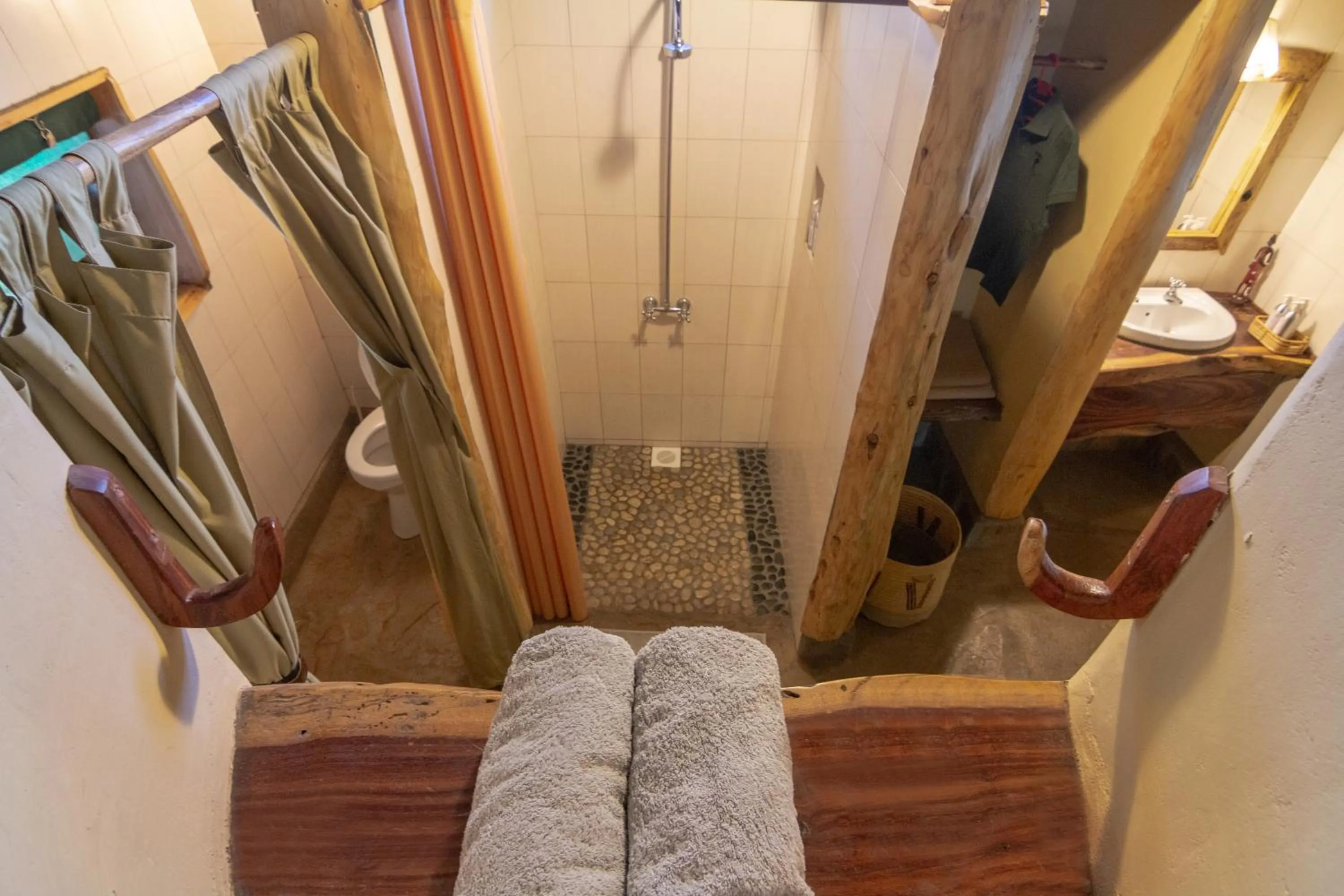 Shower in Kibo Safari Camp